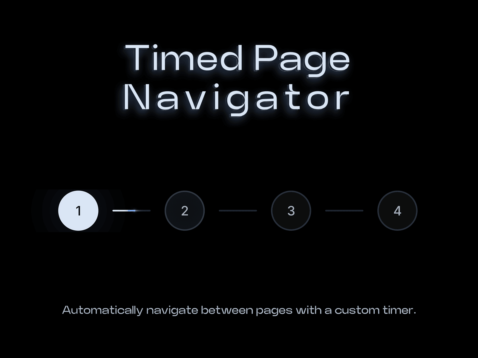 Timed Page Navigator