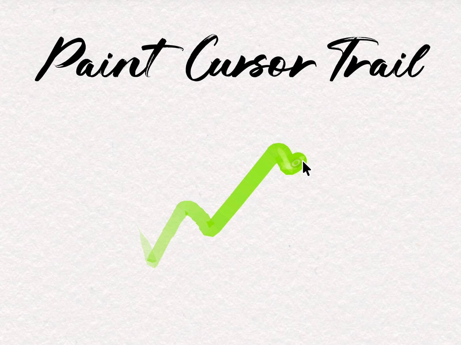 Paint Cursor Trail