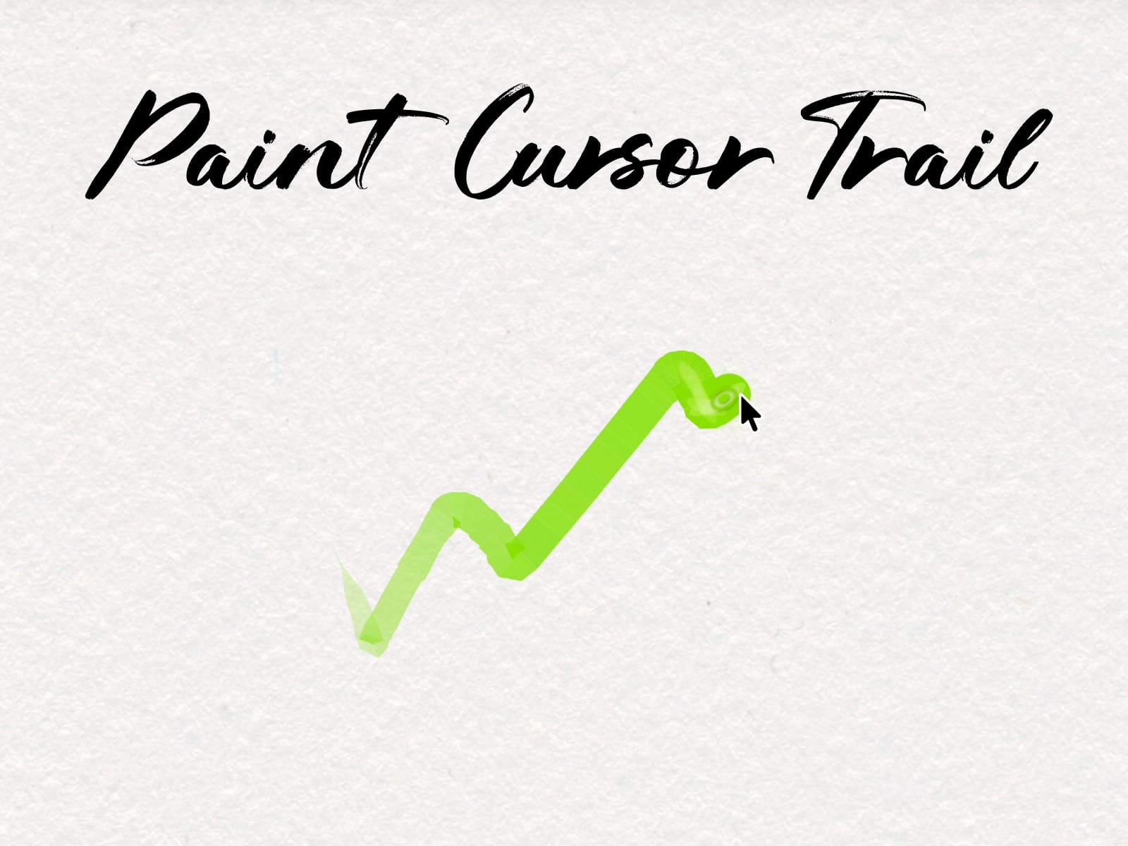 Paint Cursor Trail