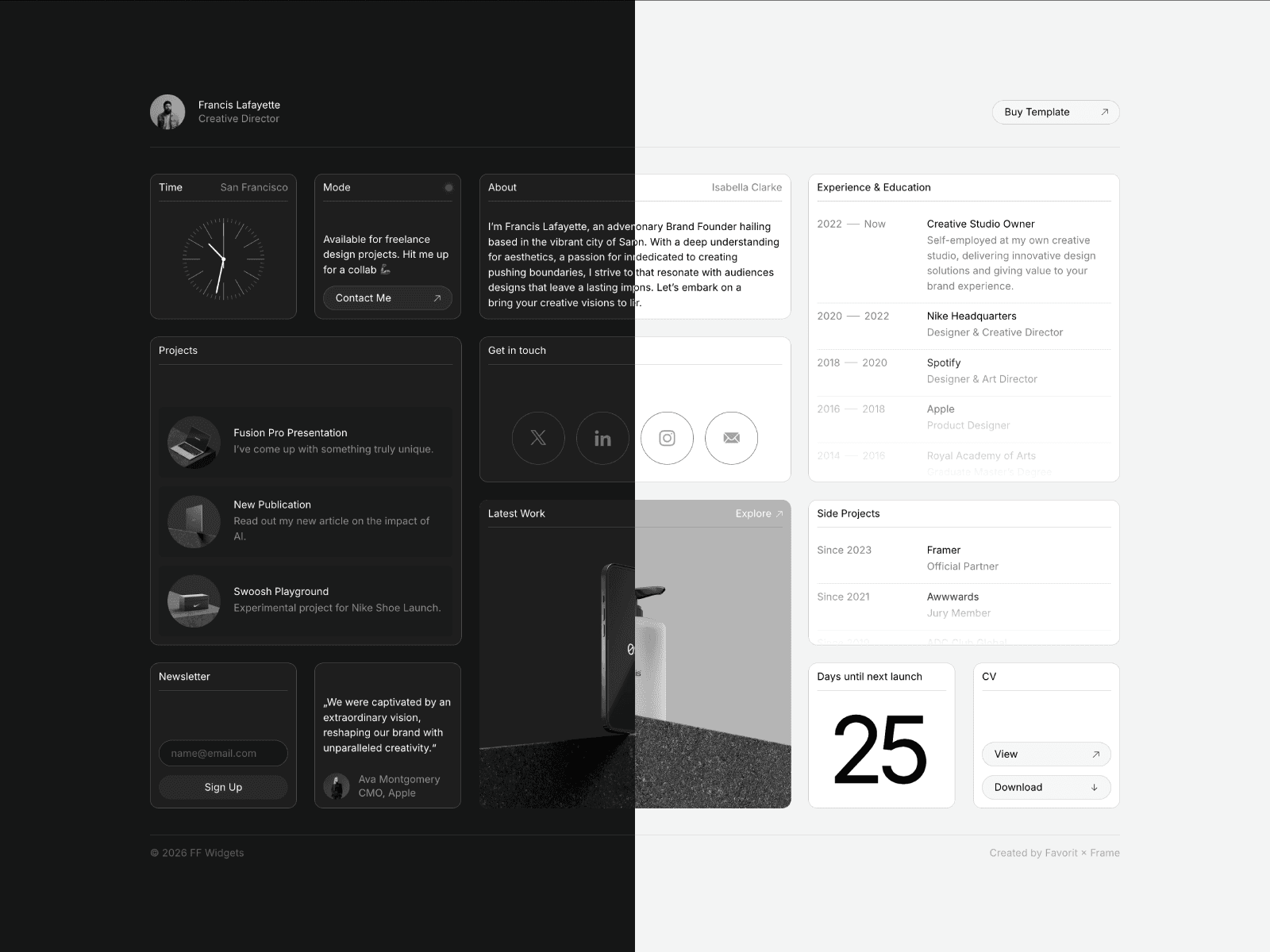 FF Widgets