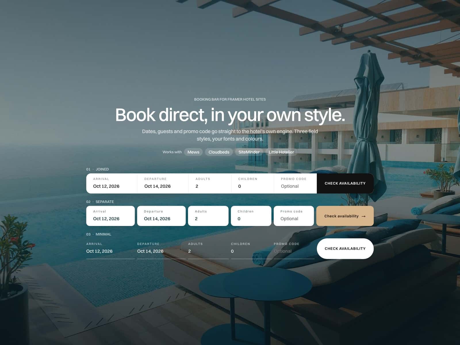 Book Direct Bar
