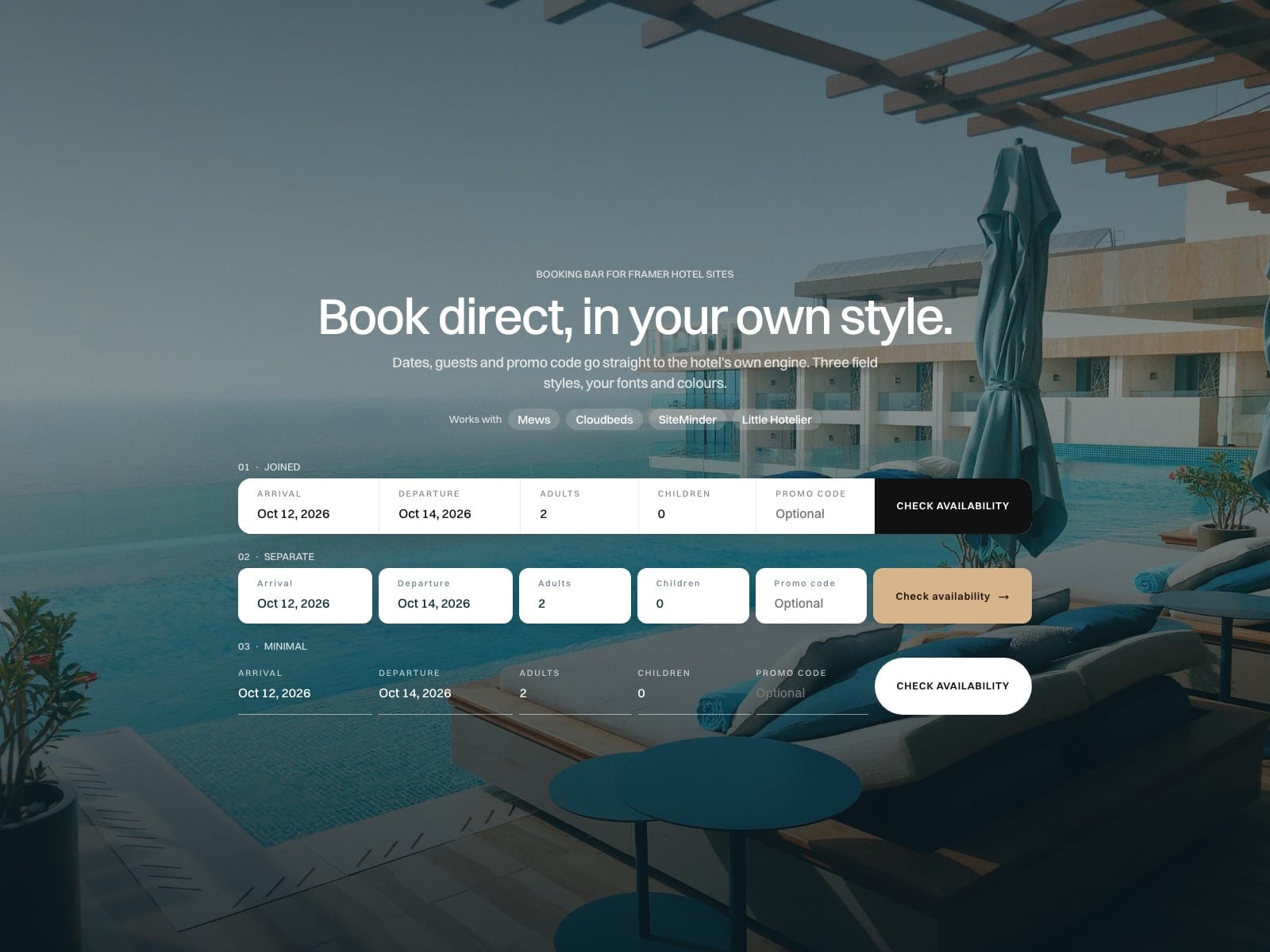 Book Direct Bar