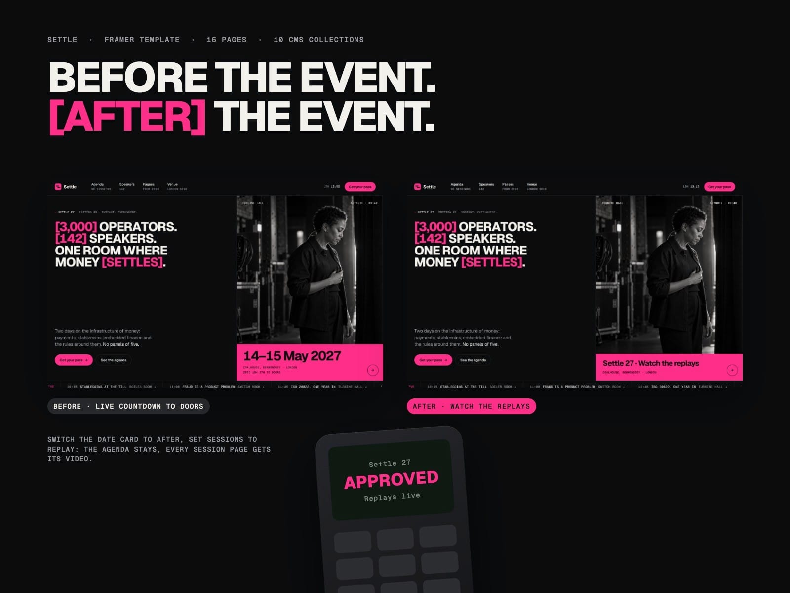 Settle Conference