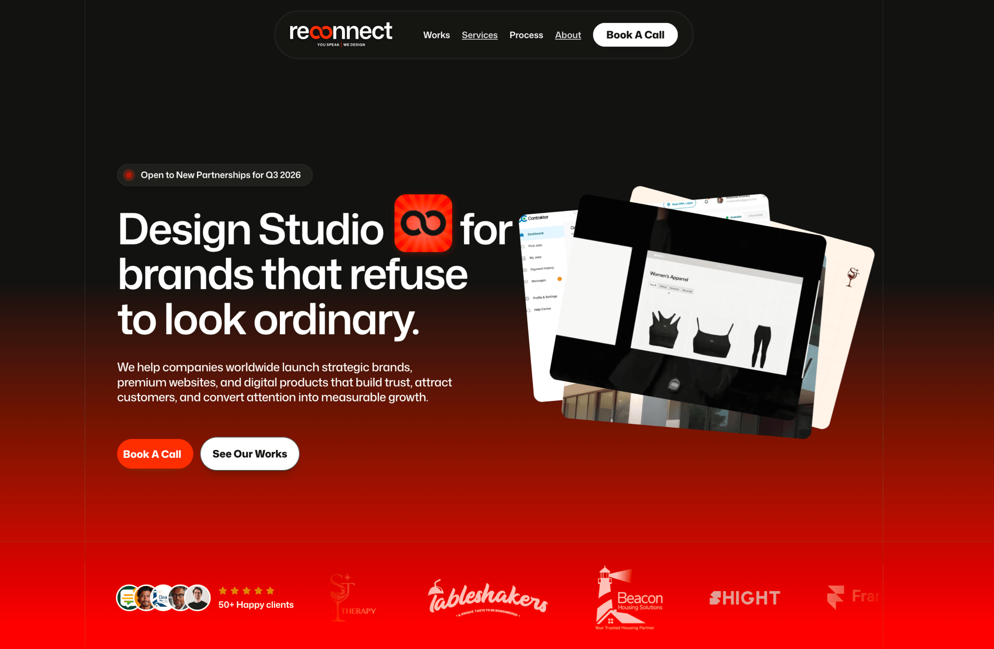 I turned my studio website into a free Framer template.I built Reconnect Studio around a simple idea:Your website should make people believe you can solve their problem before they ever talk to you.So I focused heavily on typography, hierarchy, motion, storytelling, and conversion.Now I'm giving the template away for free to the Framer community.Use it for your studio. Use it for your portfolio. Remix it into something completely different.It's yours. ↓https://framer.com/remix/oWOH5nkUZa4uBxahfVPoWould love to see what you build with it.
