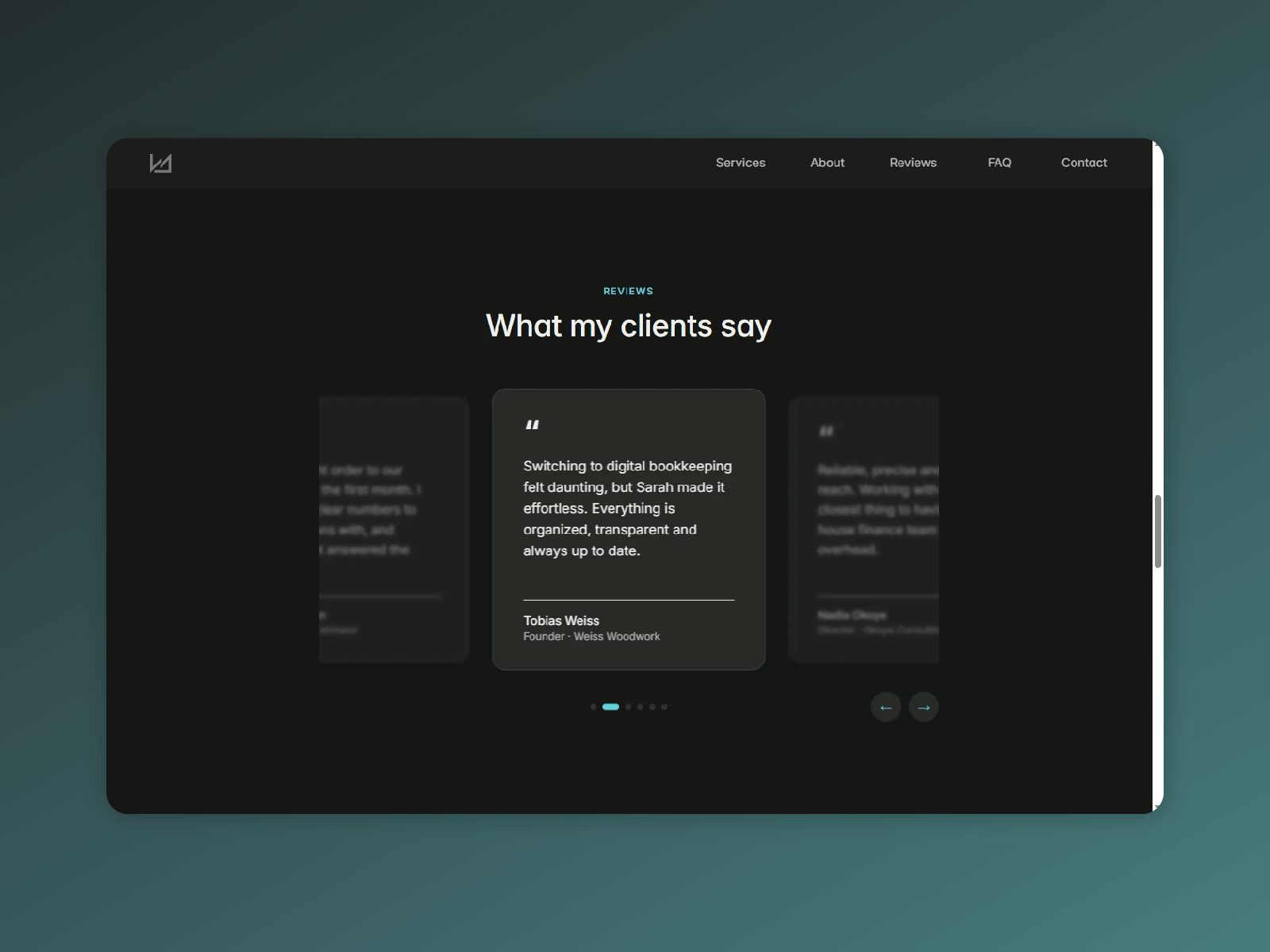 Accountant darkmode
