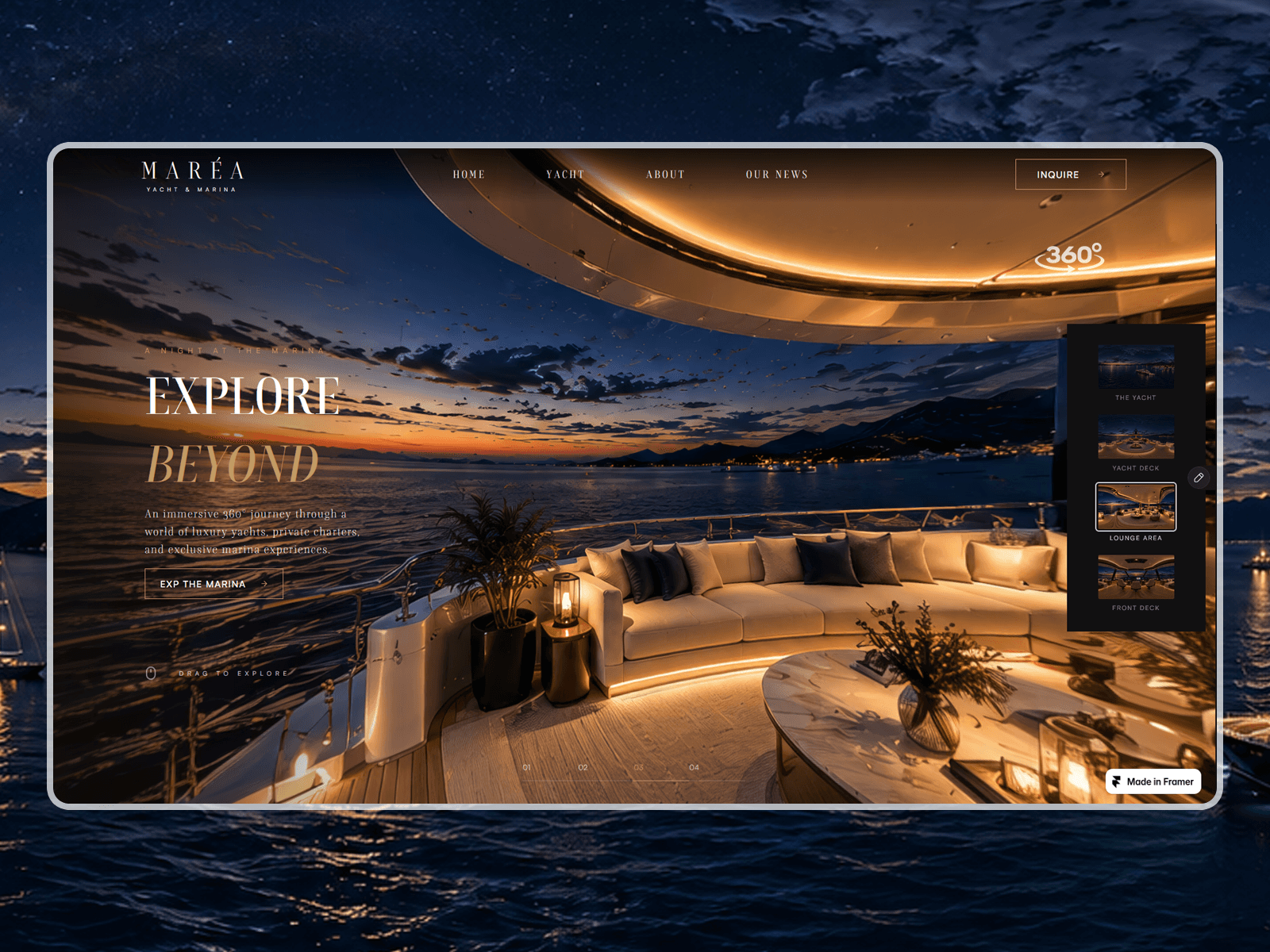 MARÉA Onepage