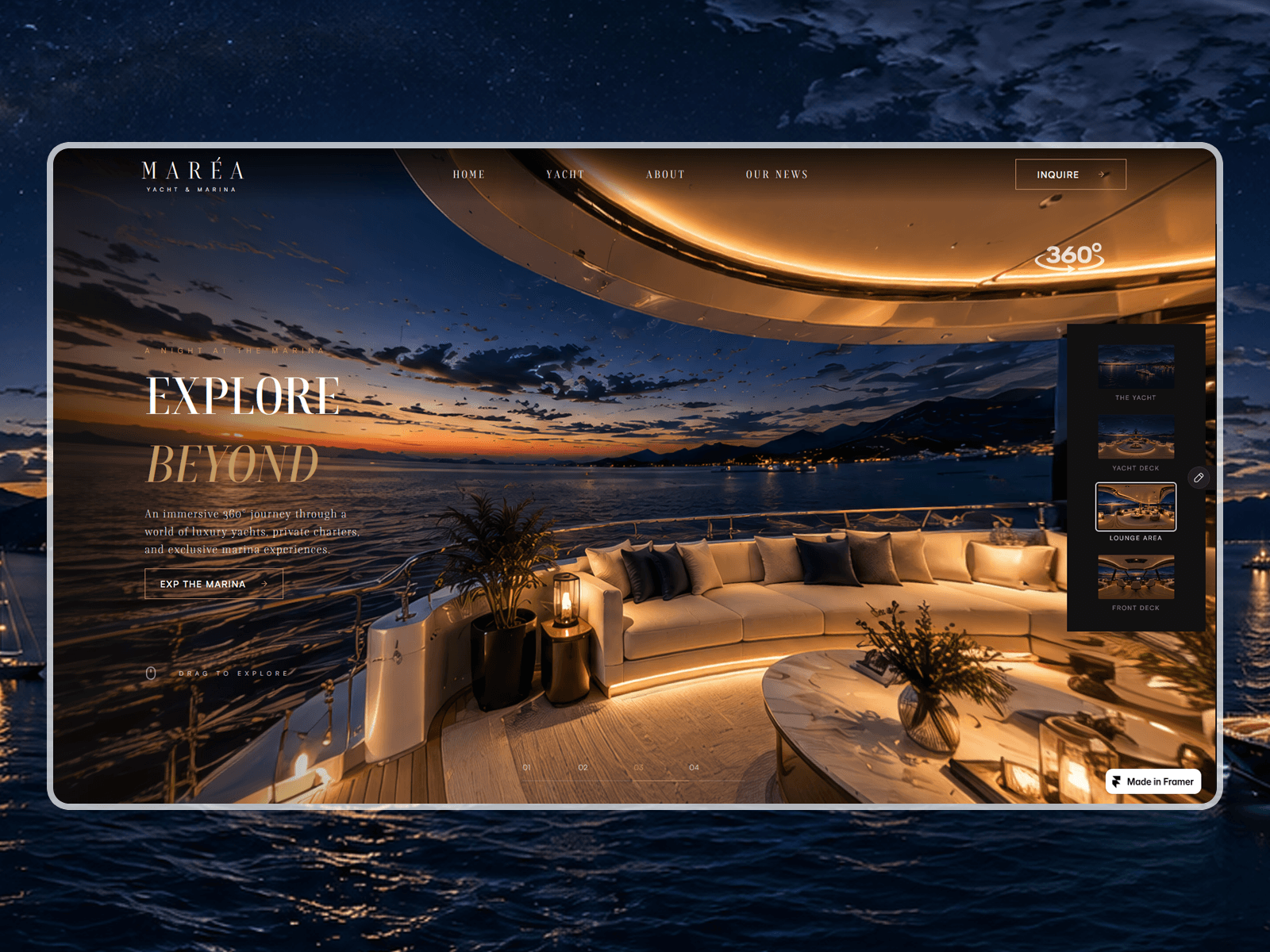 MARÉA Onepage