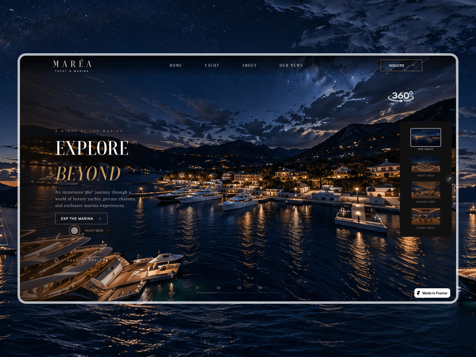 MARÉA Onepage