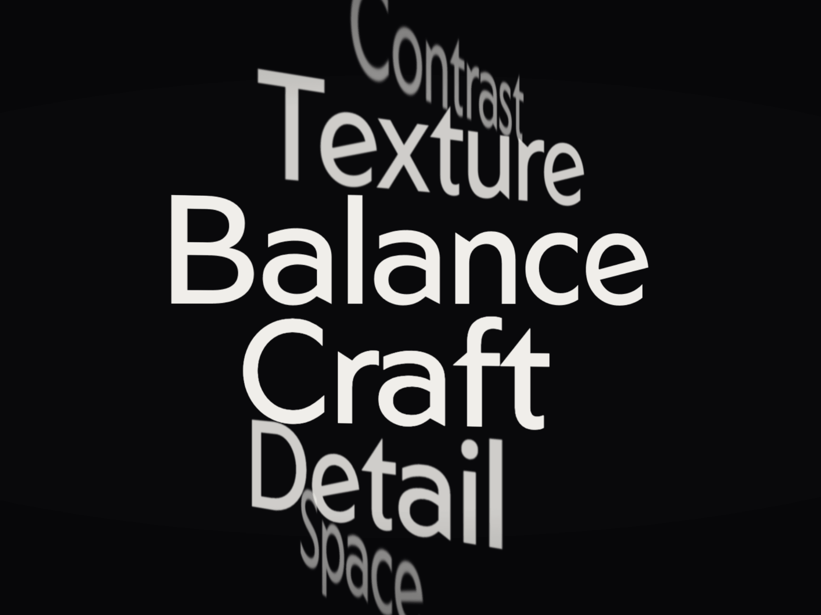 3D Spiral Text