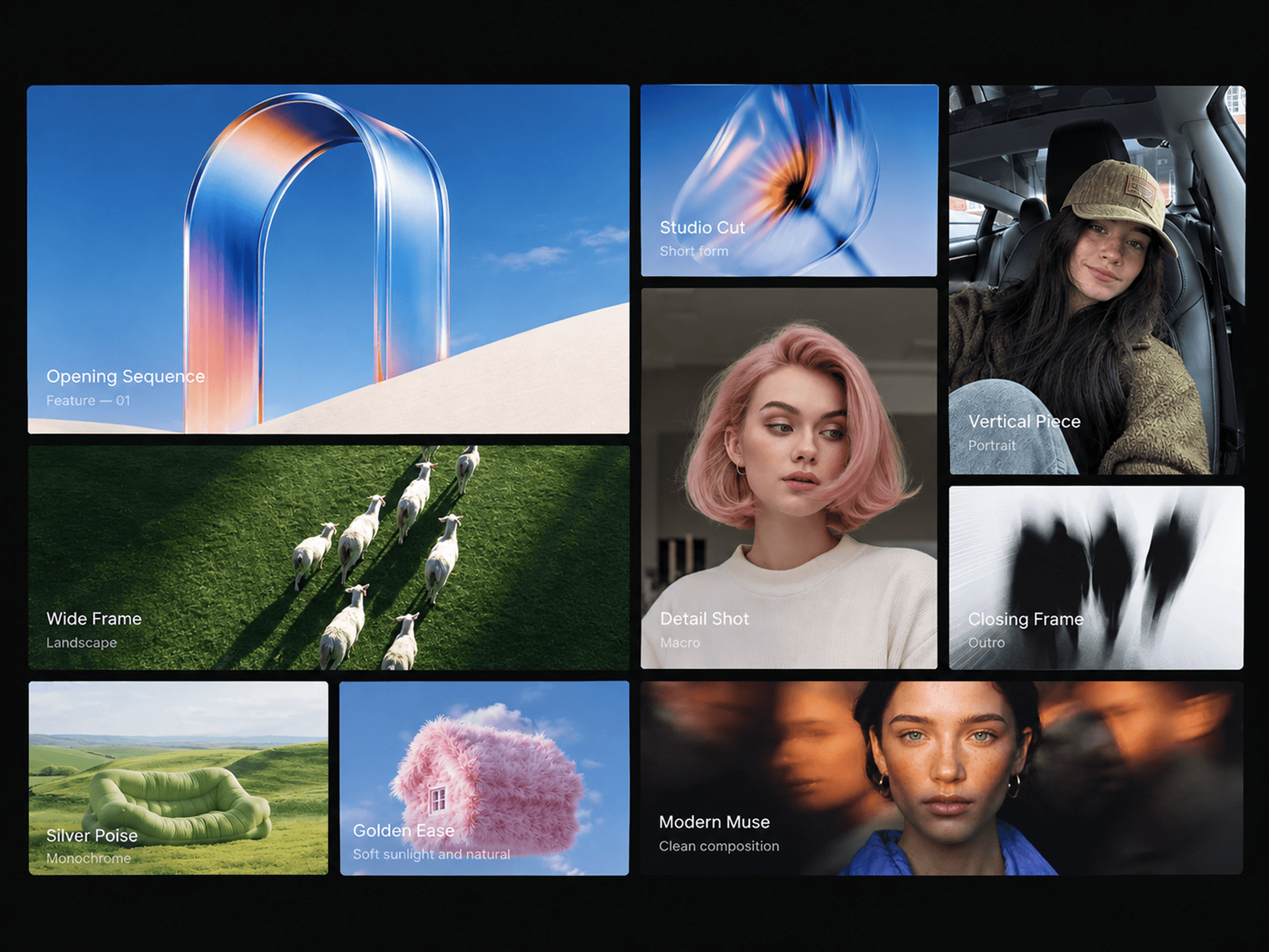 Video Bento Grid