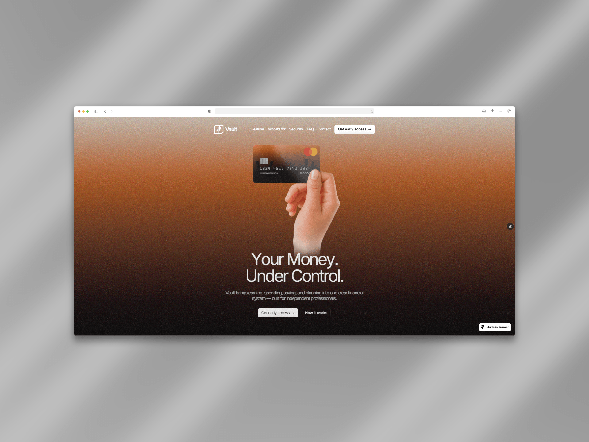 Vault® Template