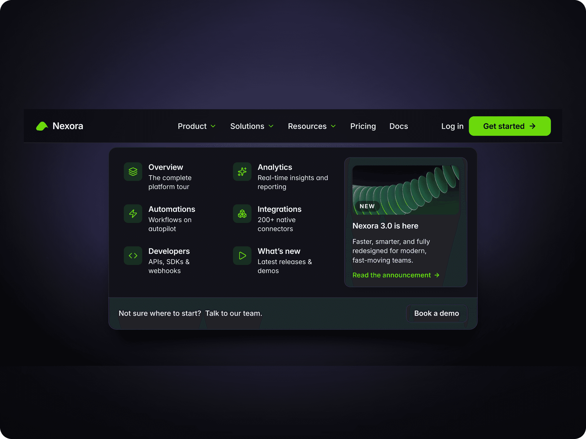 SaaS Navigation