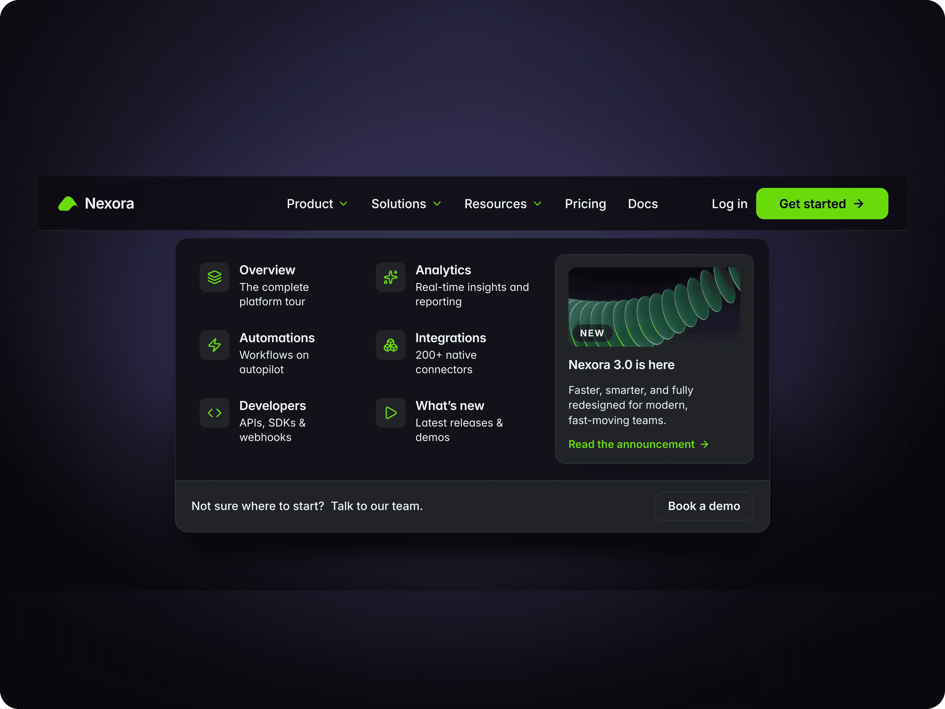 SaaS Navigation