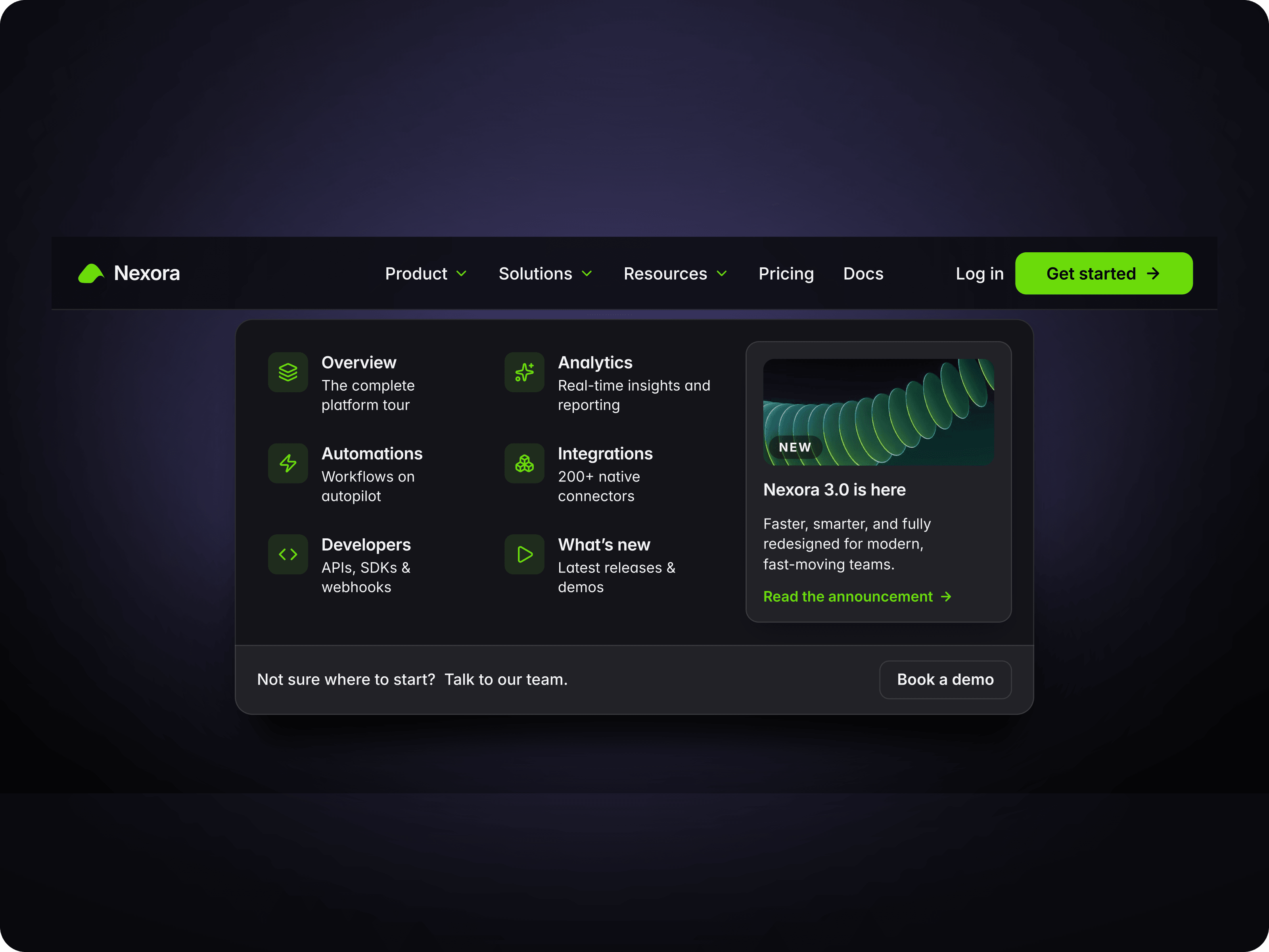 SaaS Navigation