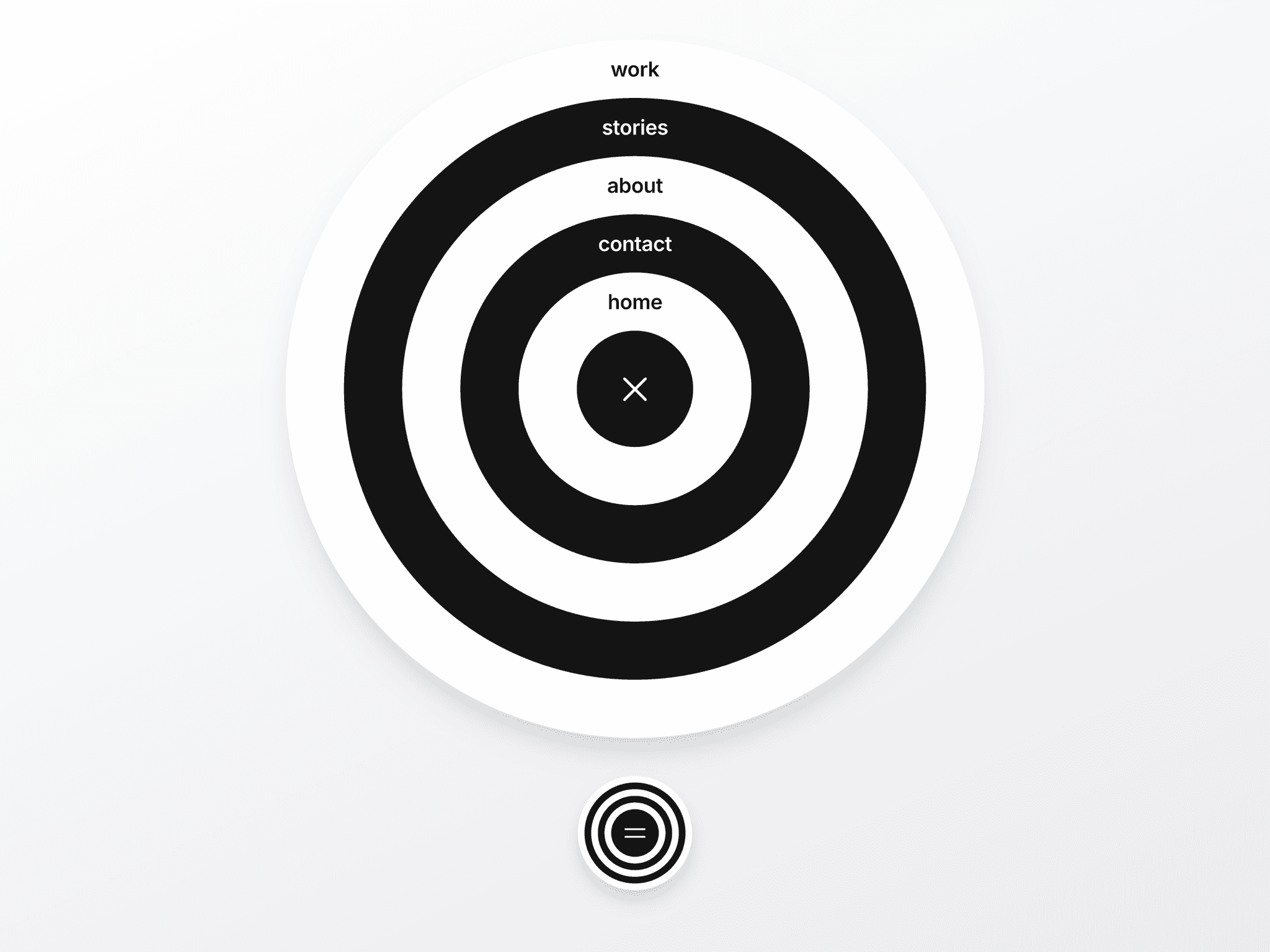 Animated Radial Nav