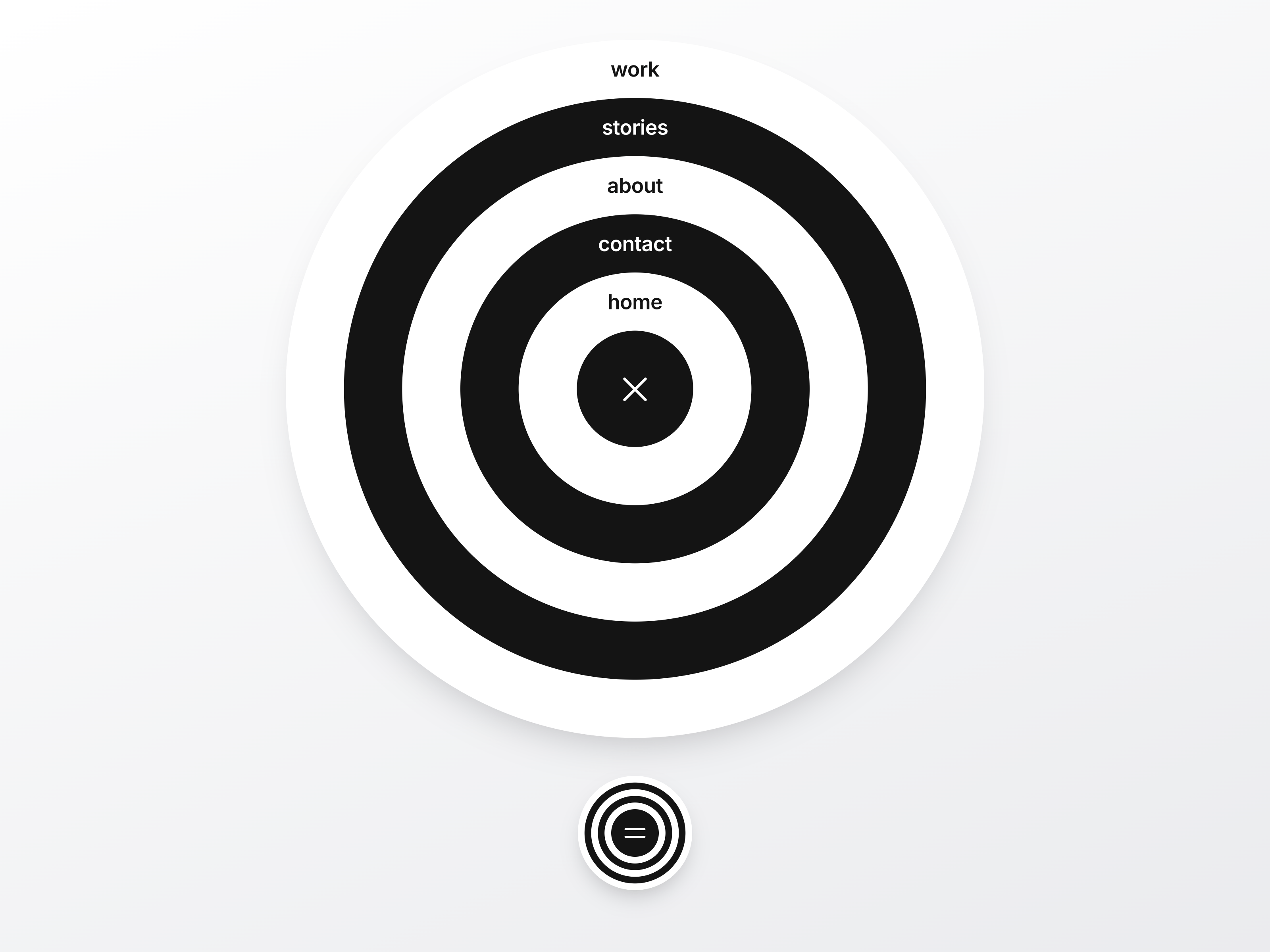 Animated Radial Nav
