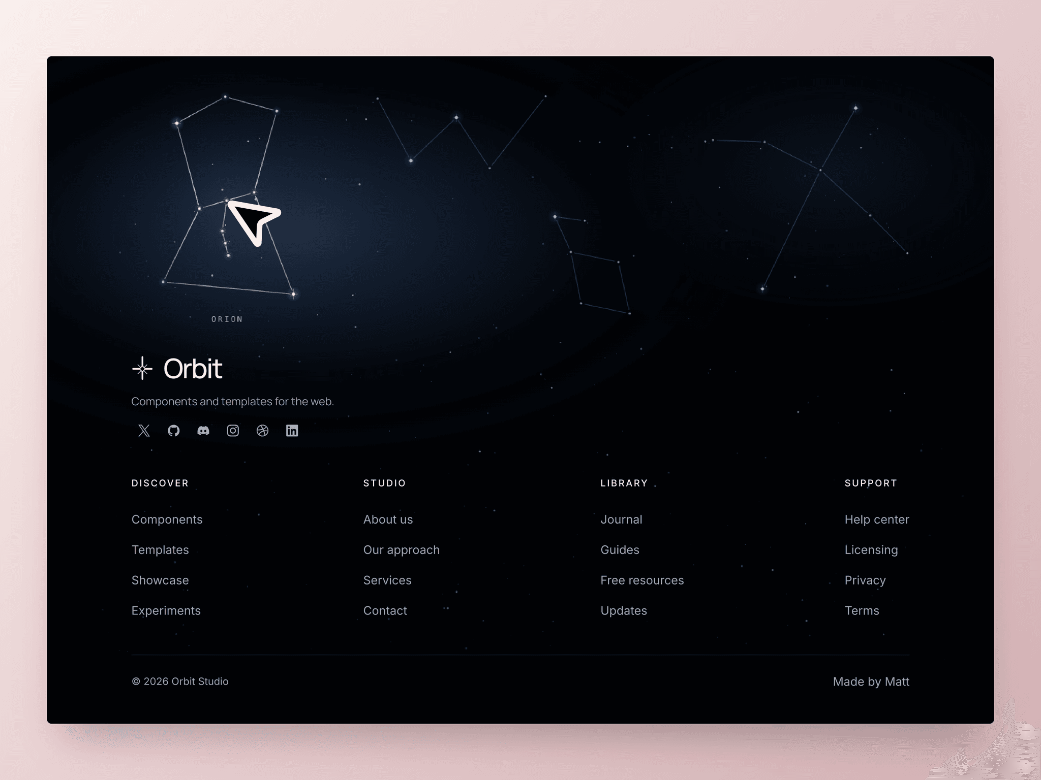 Interactive Footer 3
