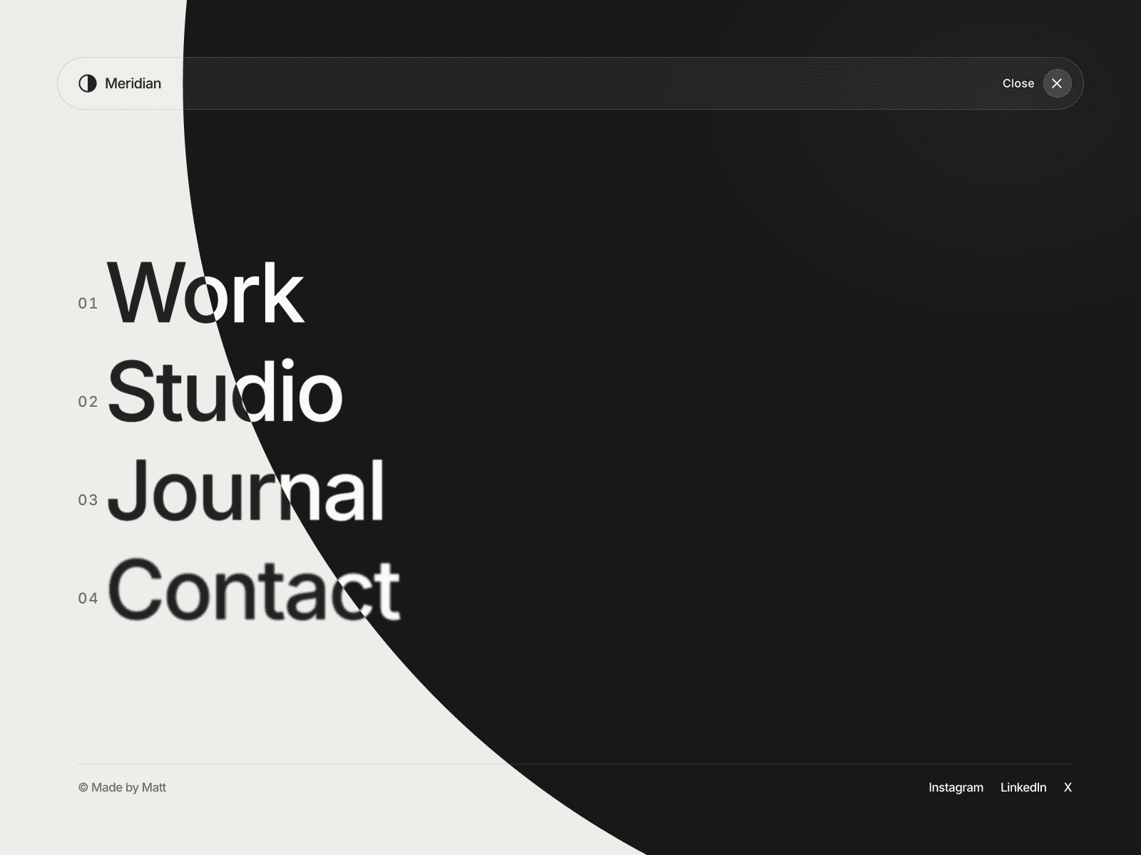 Motion Overlay Menu