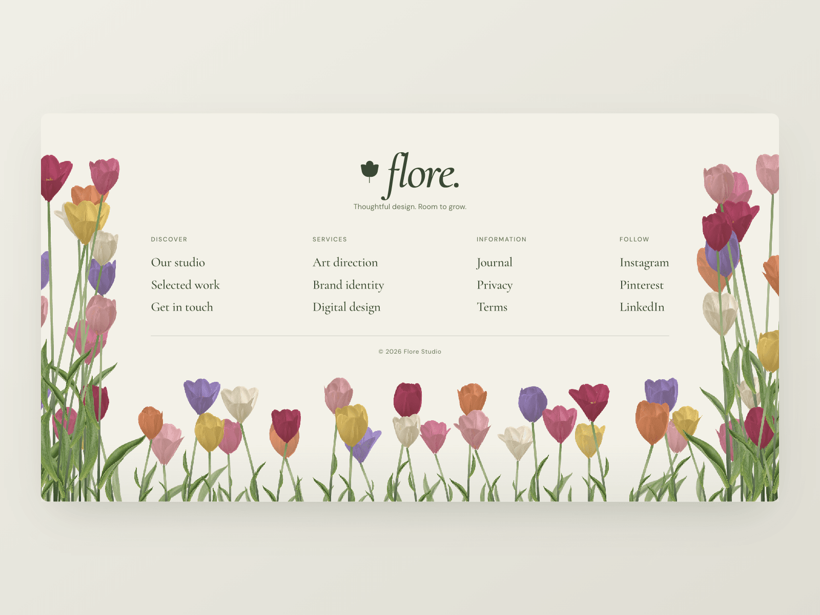 Interactive Footer 4
