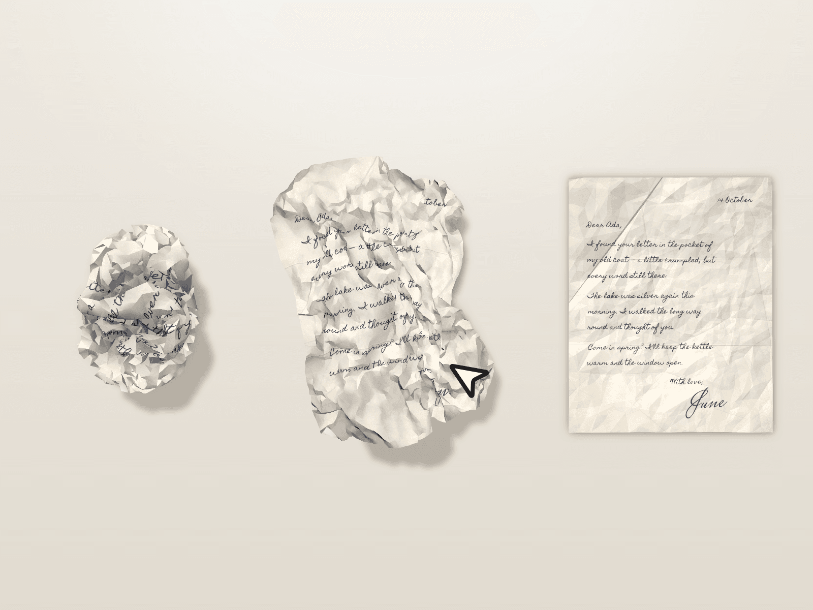 CrumpledPaper Reveal