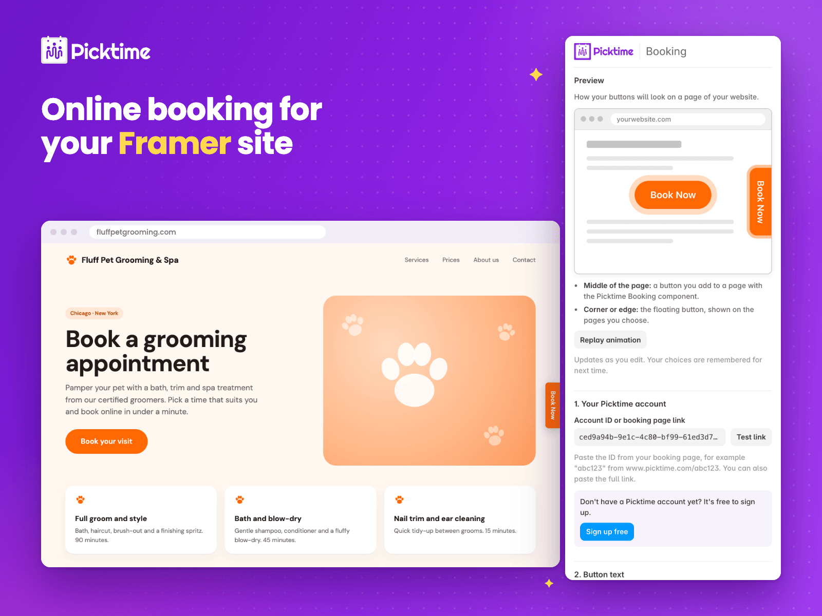Picktime Booking