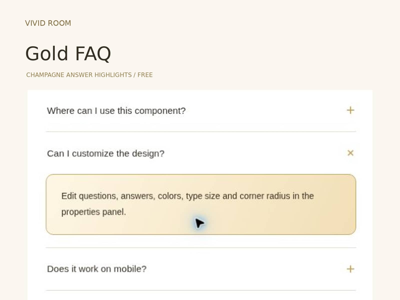 Gold FAQ