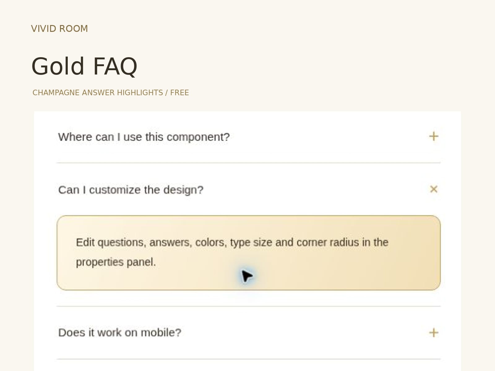 Gold FAQ