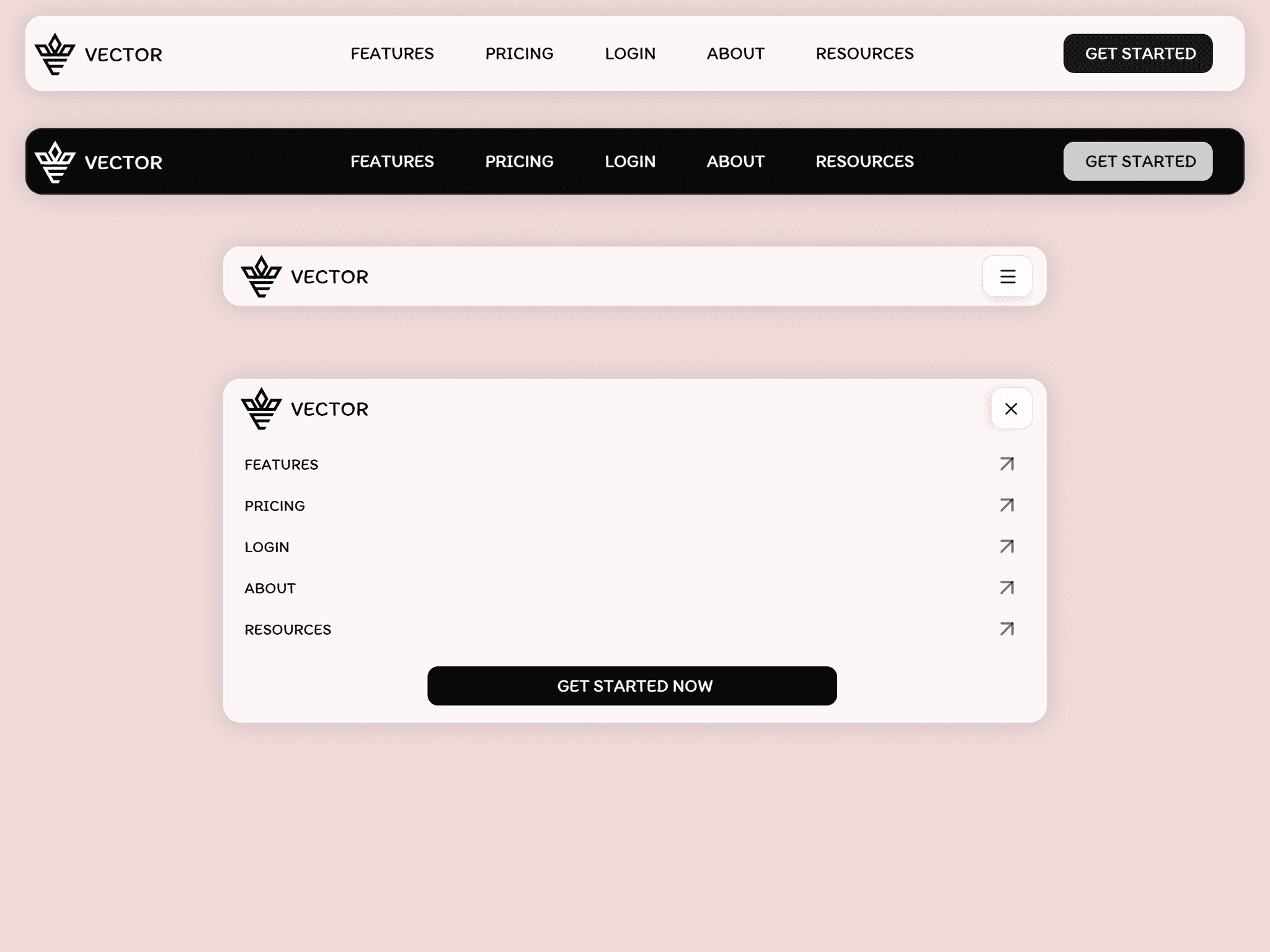 Navbar - Minimal