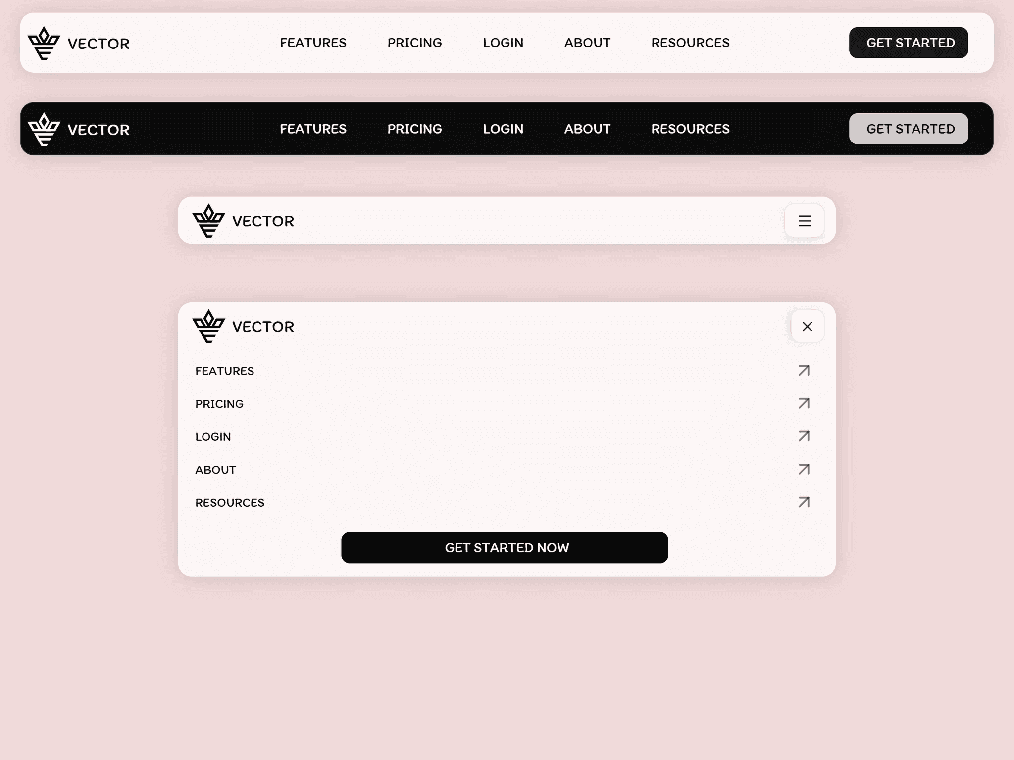 Navbar - Minimal