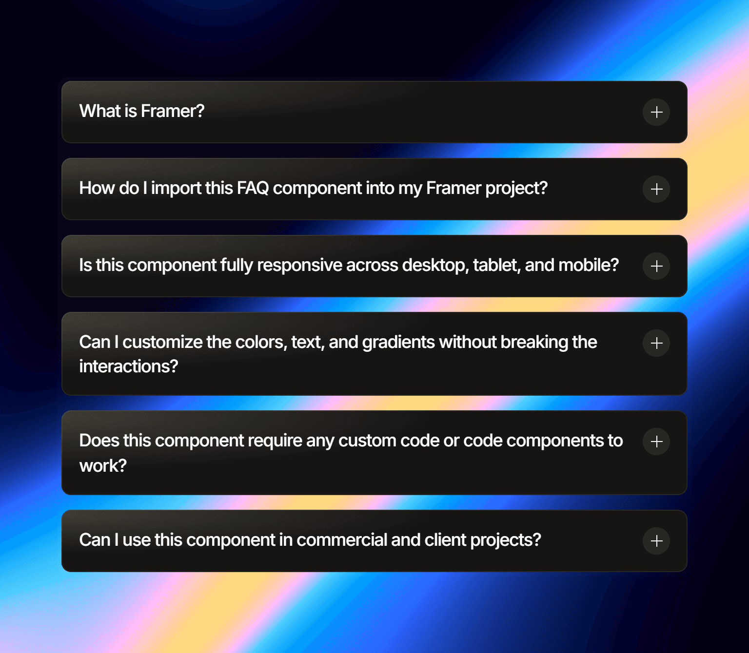 FAQ - Minimal