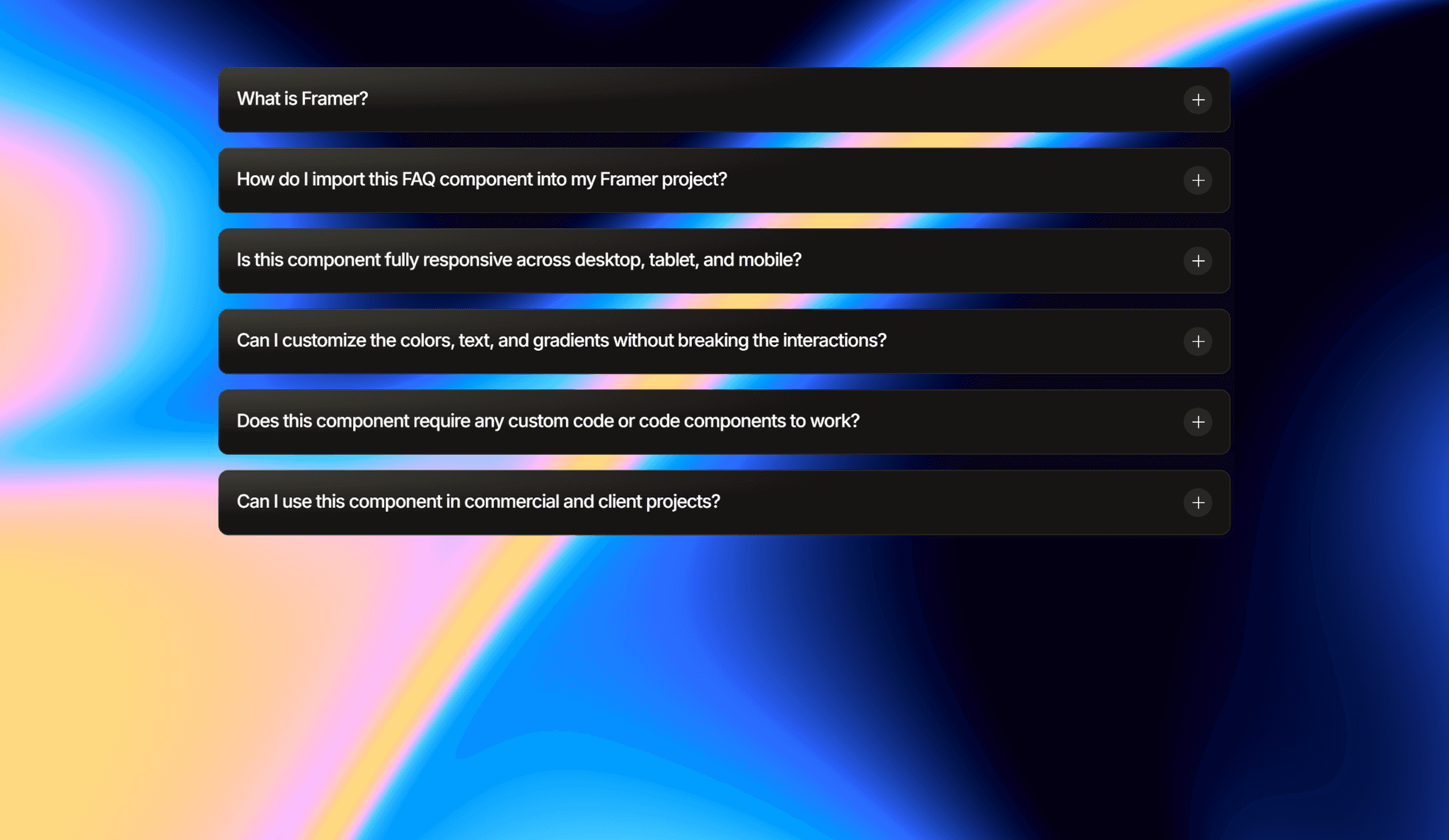 FAQ - Minimal
