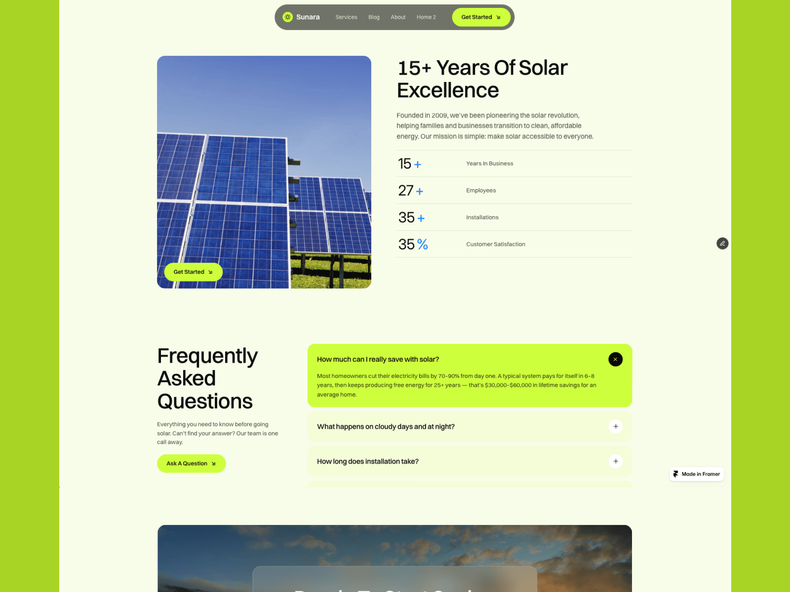 Solar Energy Sunara
