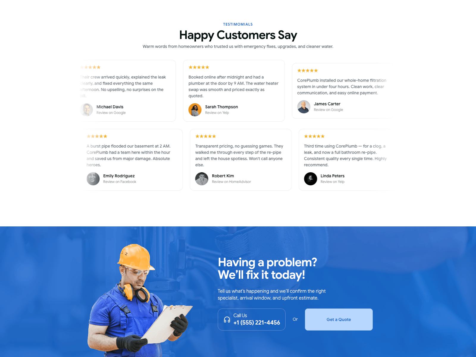 Plumbing Website