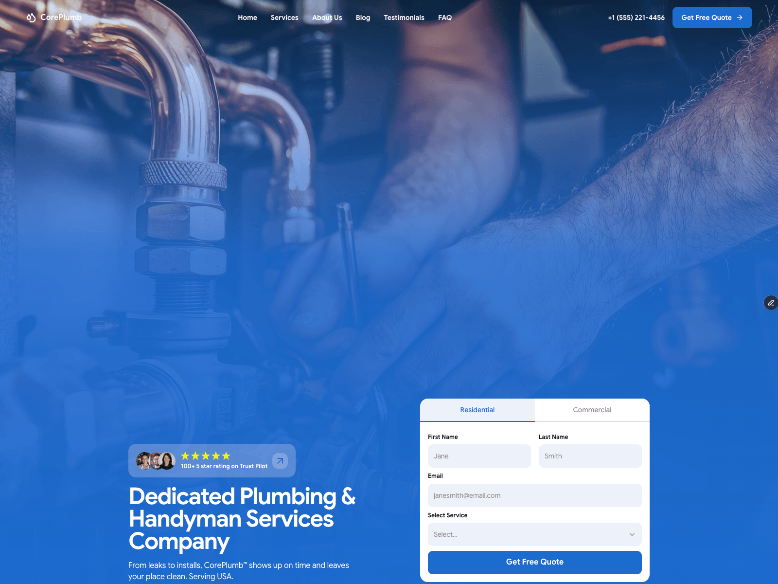 Plumbing Website