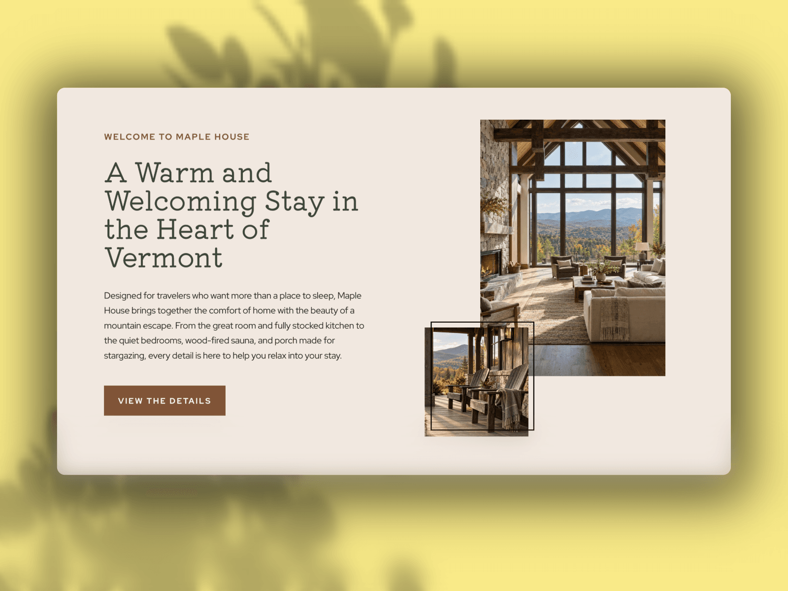 Vermont Rental House