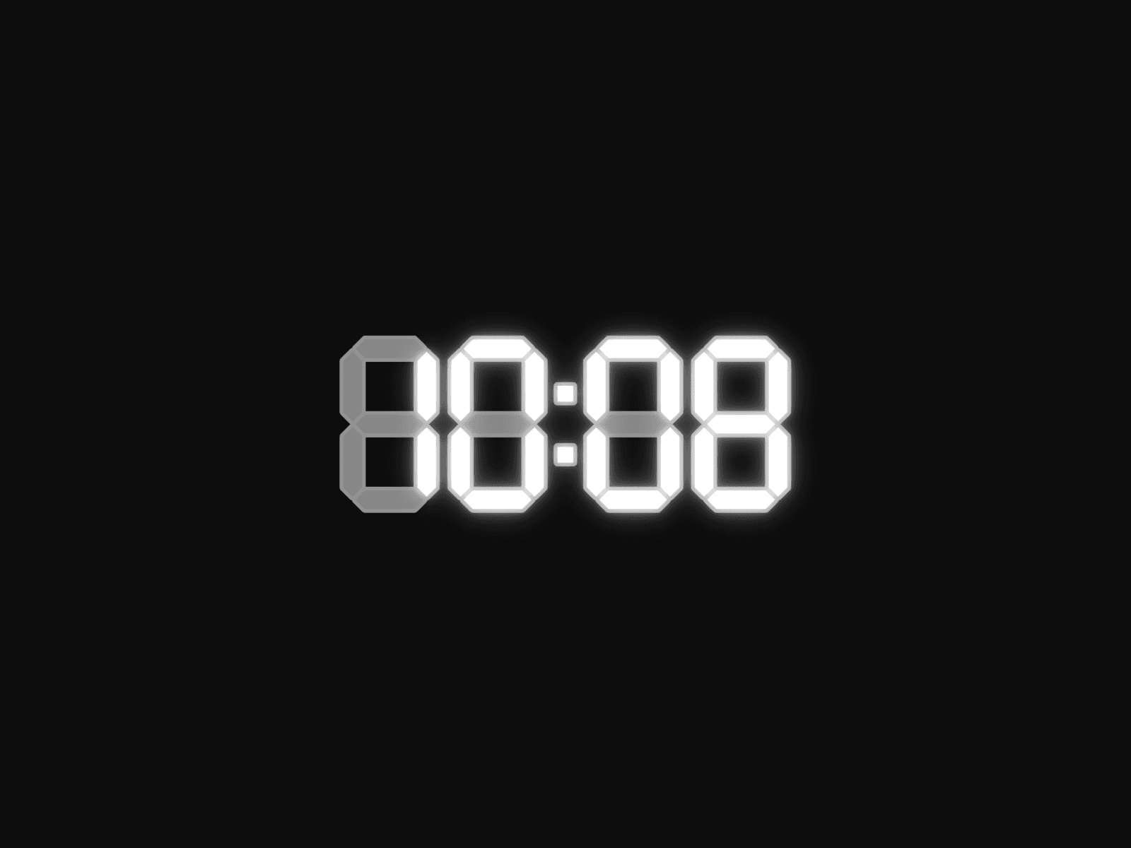 Glow Clock