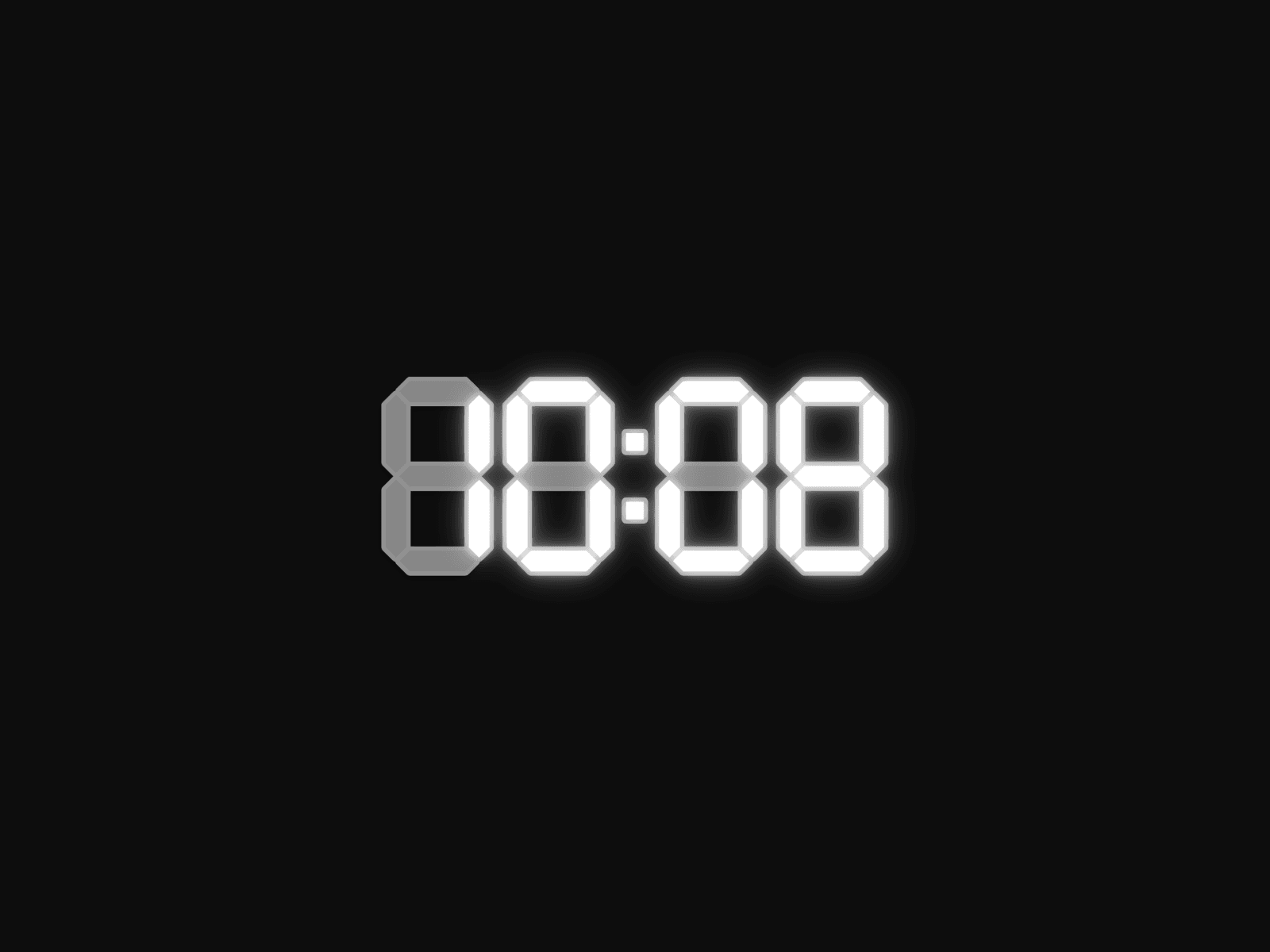 Glow Clock
