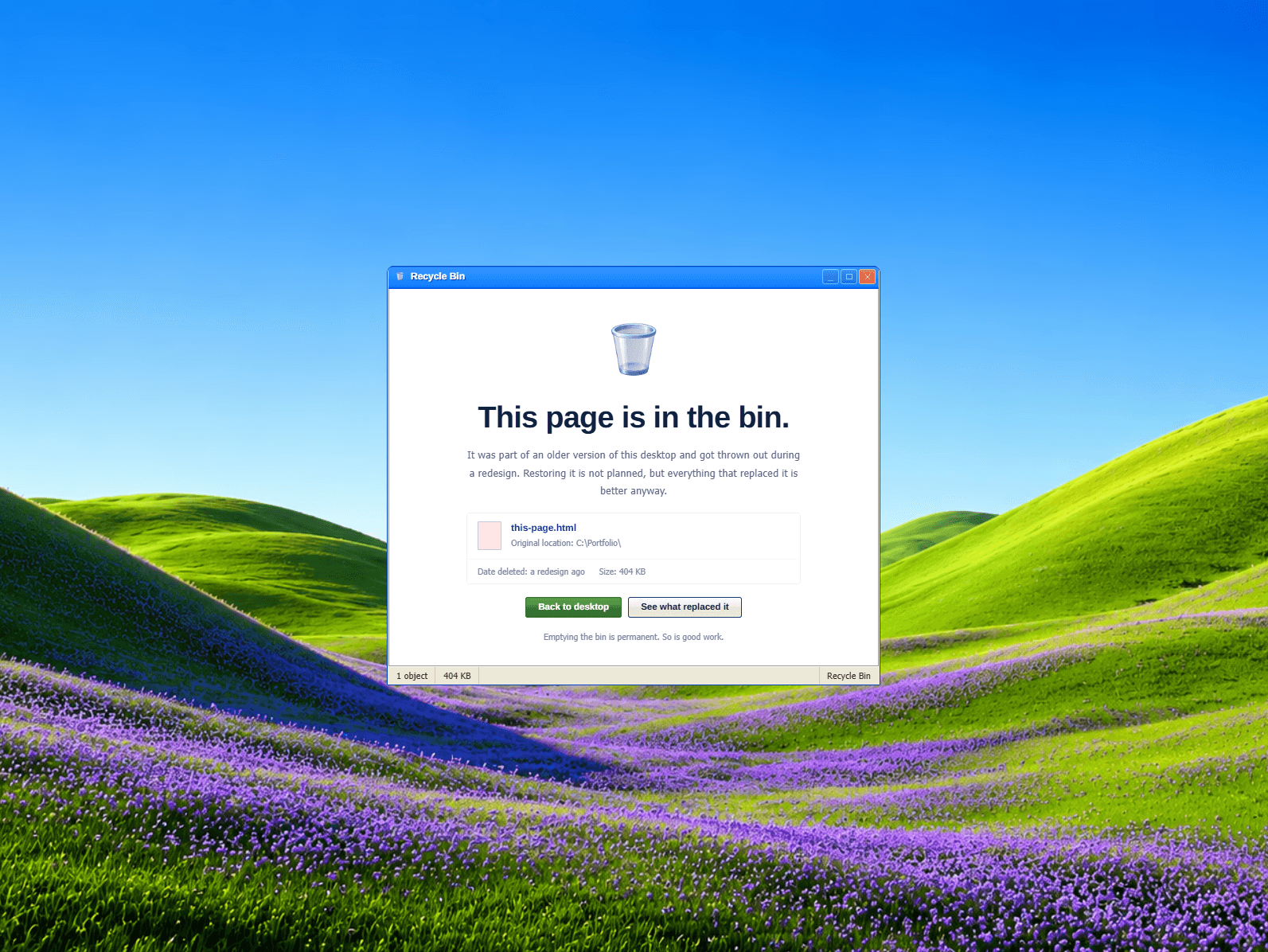 Deskfolio XP