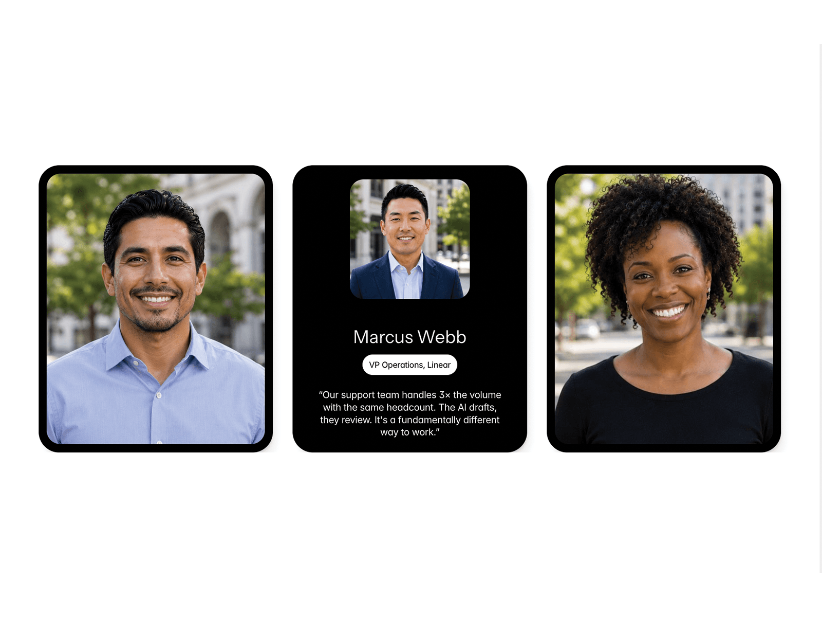 Hover Testimonials