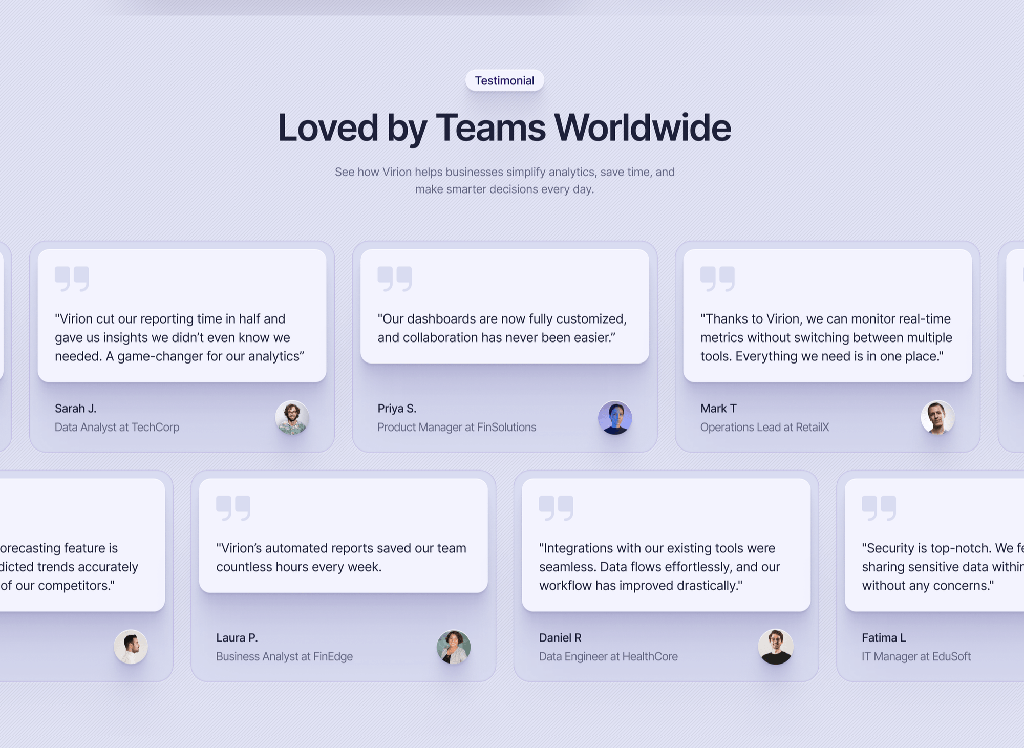 Introducing Virion πA modern Framer template built for AI startups, analytics platforms, SaaS products, and data-driven businesses.Featuring sleek dashboards, pricing pages, integrations, CMS-powered blogs, smooth interactions, and a conversion-focused design built to help your product stand out. π