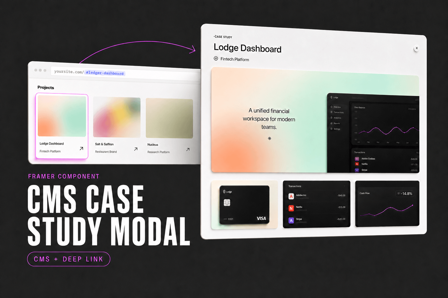 CMS Case Study Modal