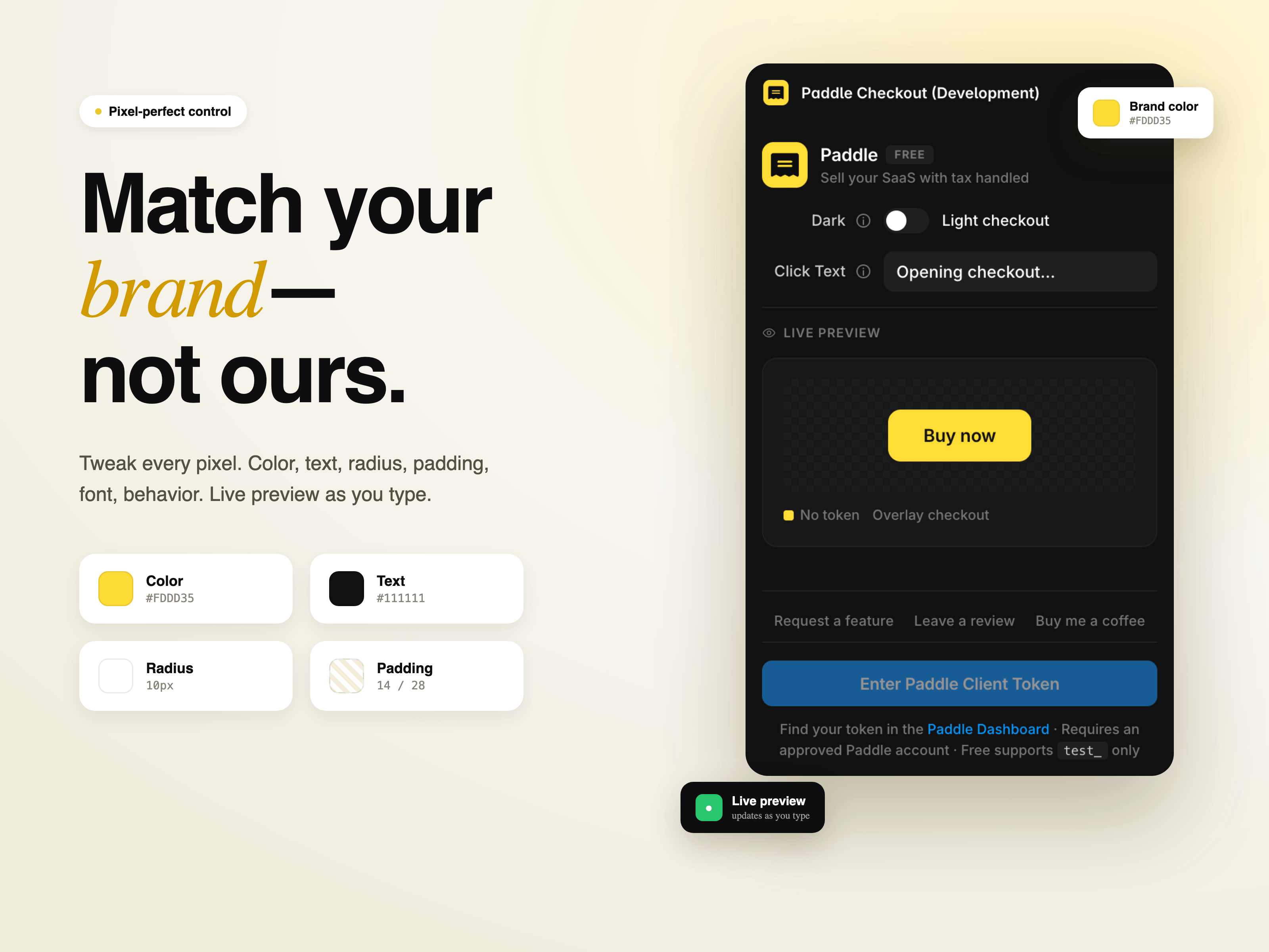 Paddle Checkout