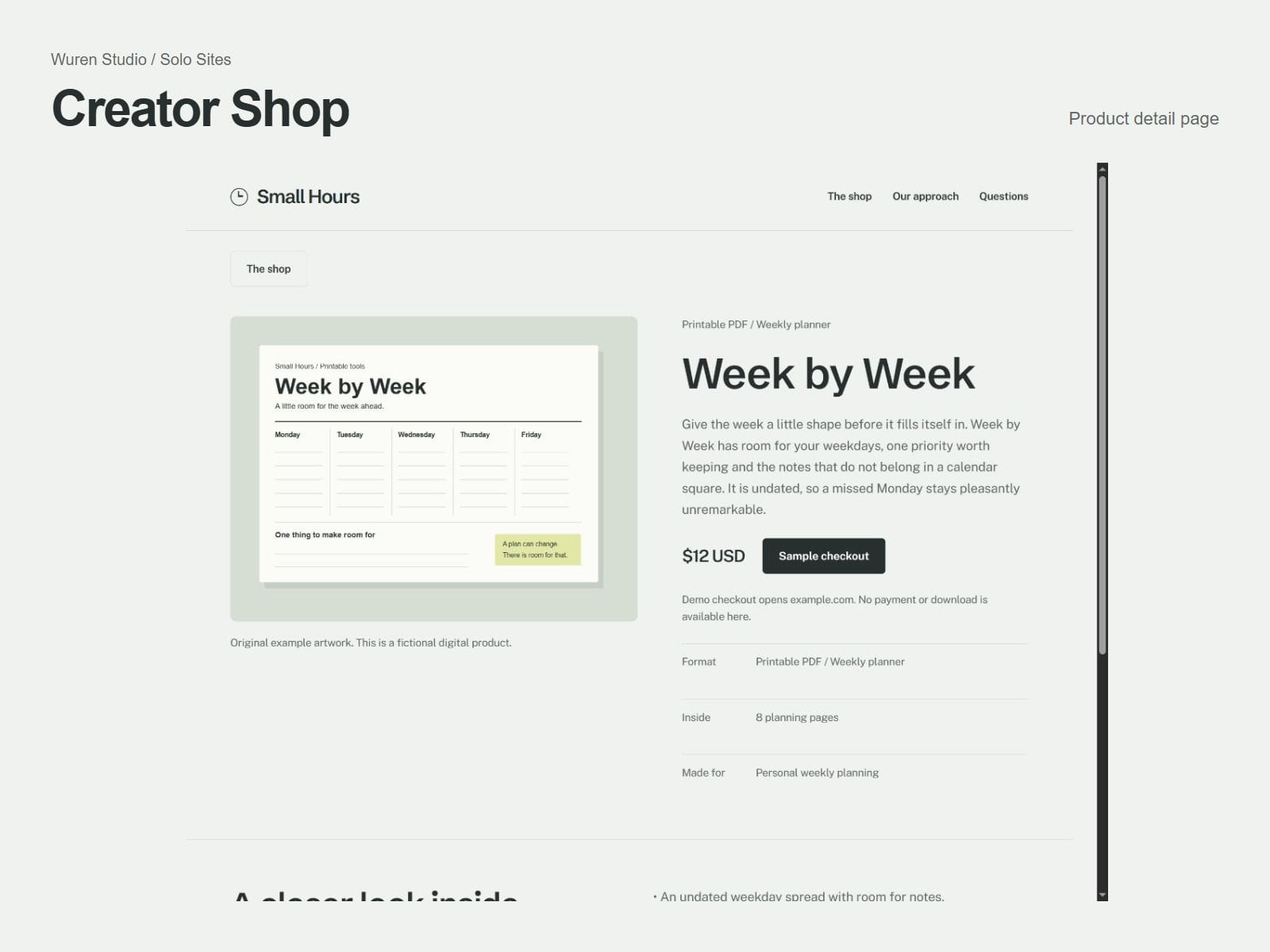 Creator Shop