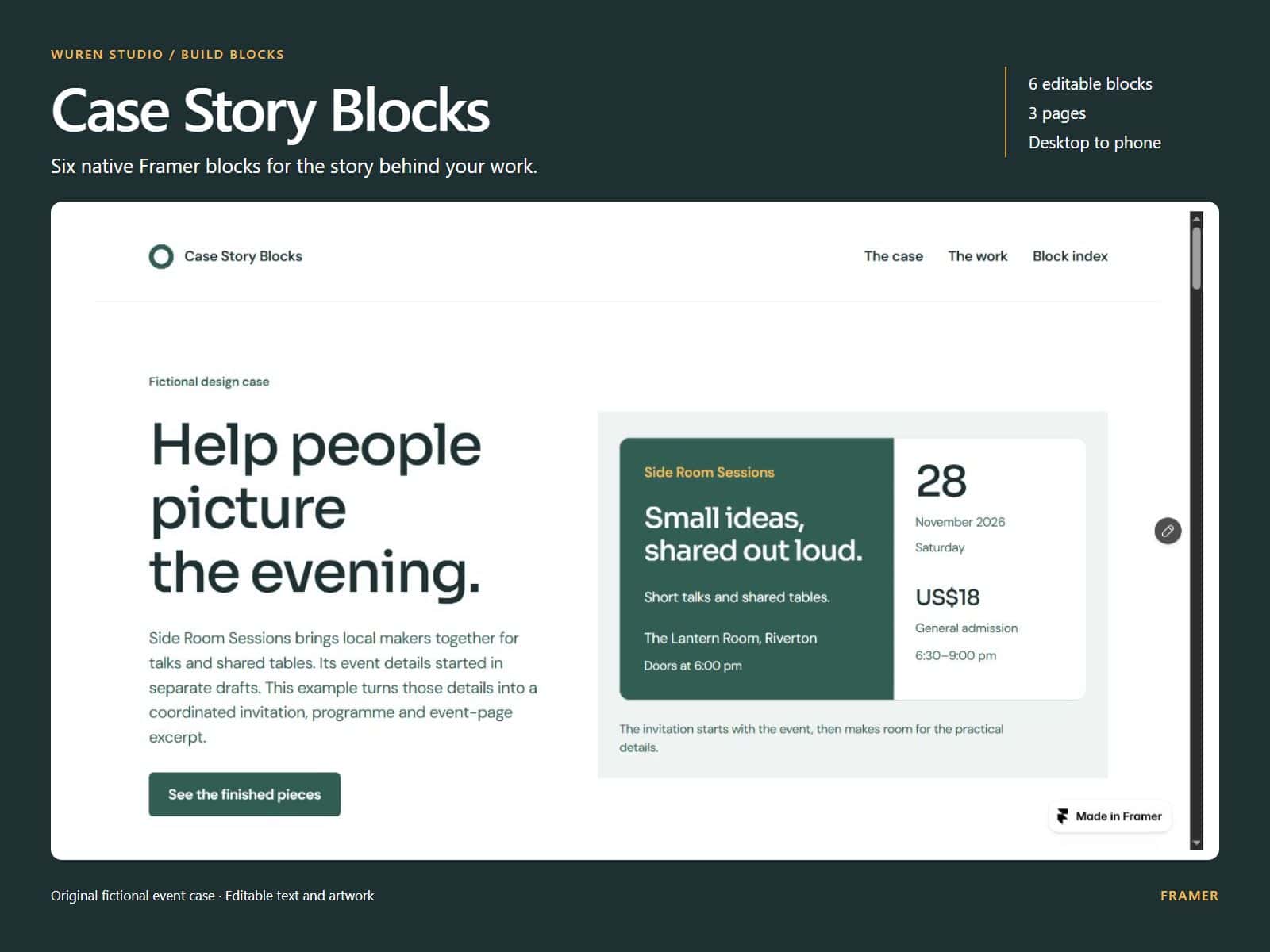 Case Story Blocks