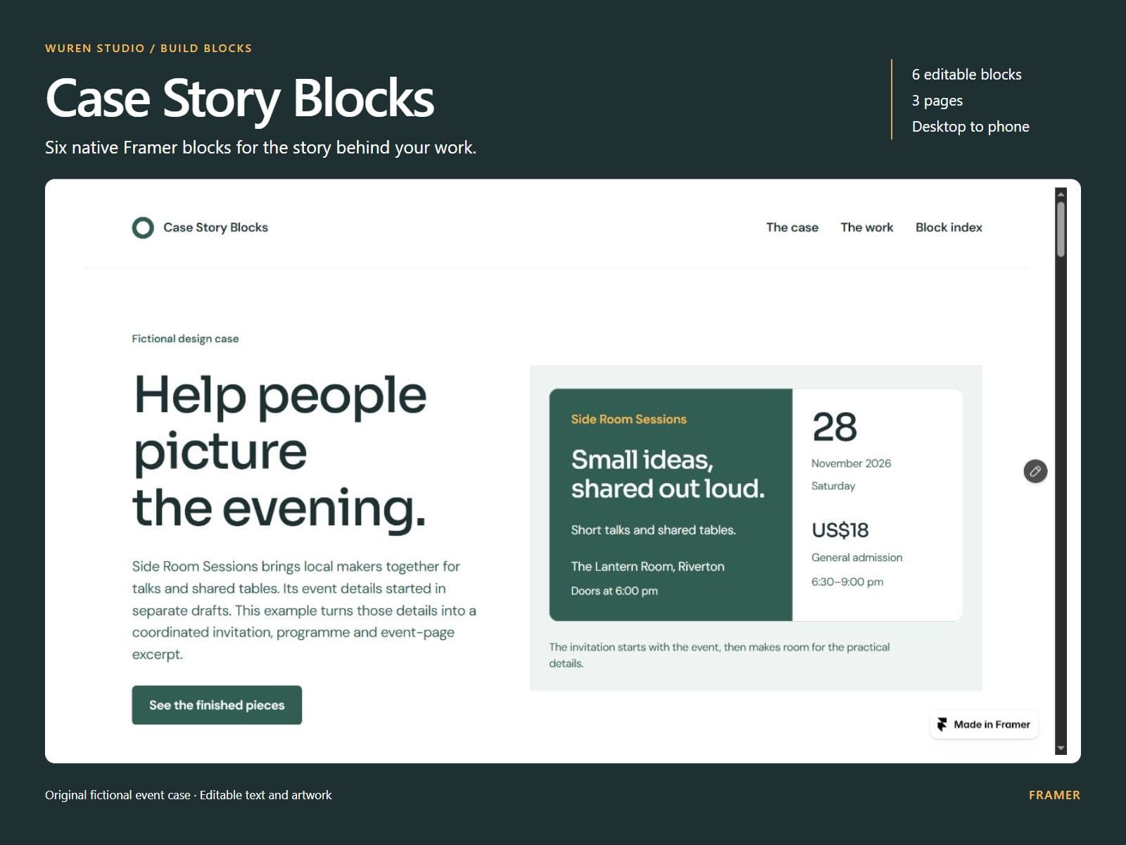 Case Story Blocks