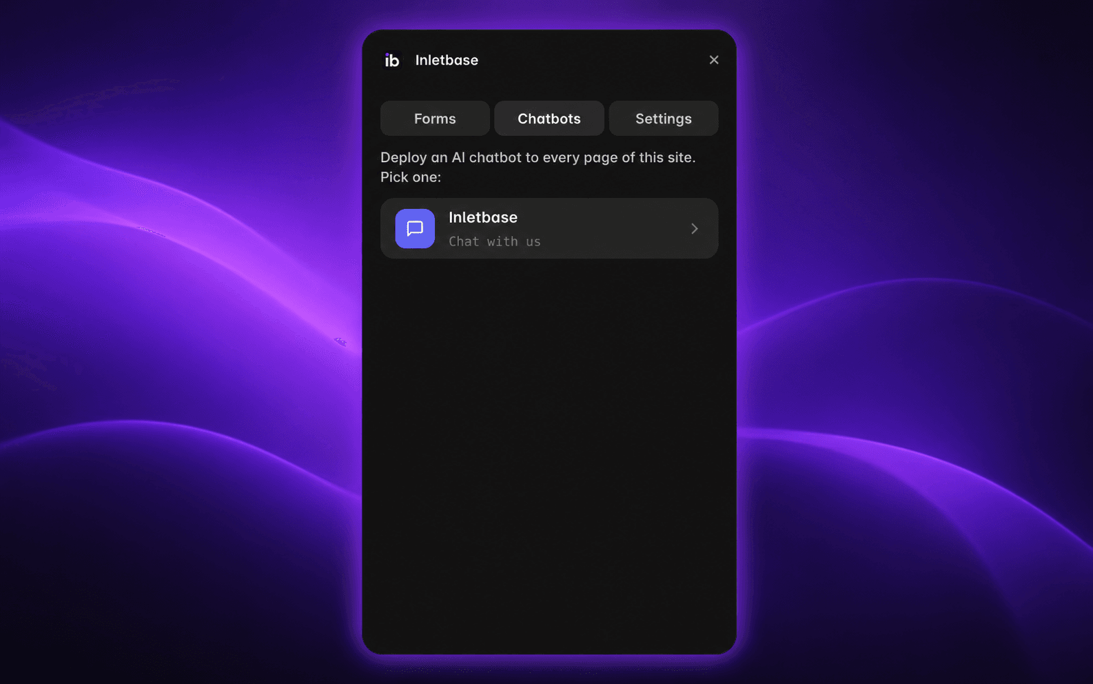 Inletbase