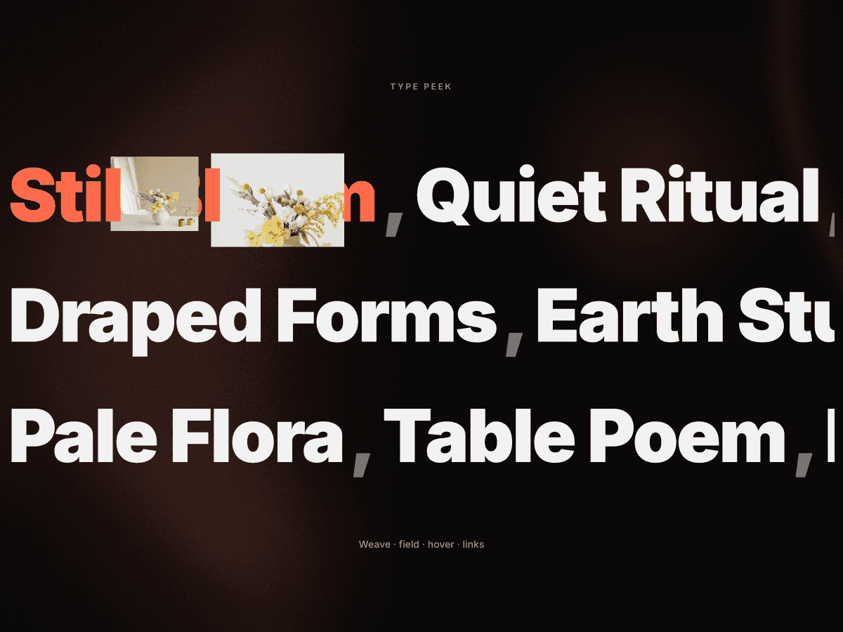 Type Peek