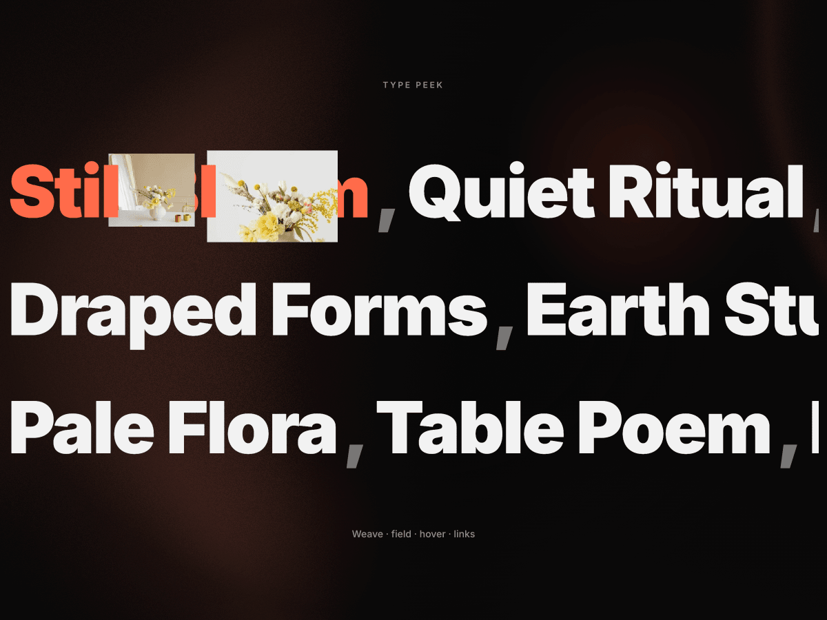Type Peek