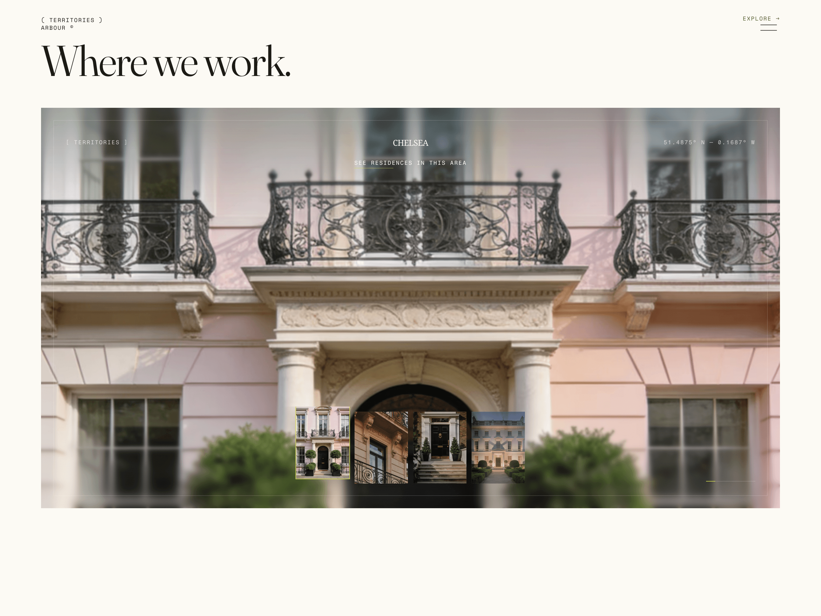 finally shipped Arbour — a residential Framer template. parchment, TerritoryRail, neighbourhoods as dossiers.independent agency or residential studio — who is this actually for?https://framer.link/748Mrjh#Framer #FramerMarketplace #Template