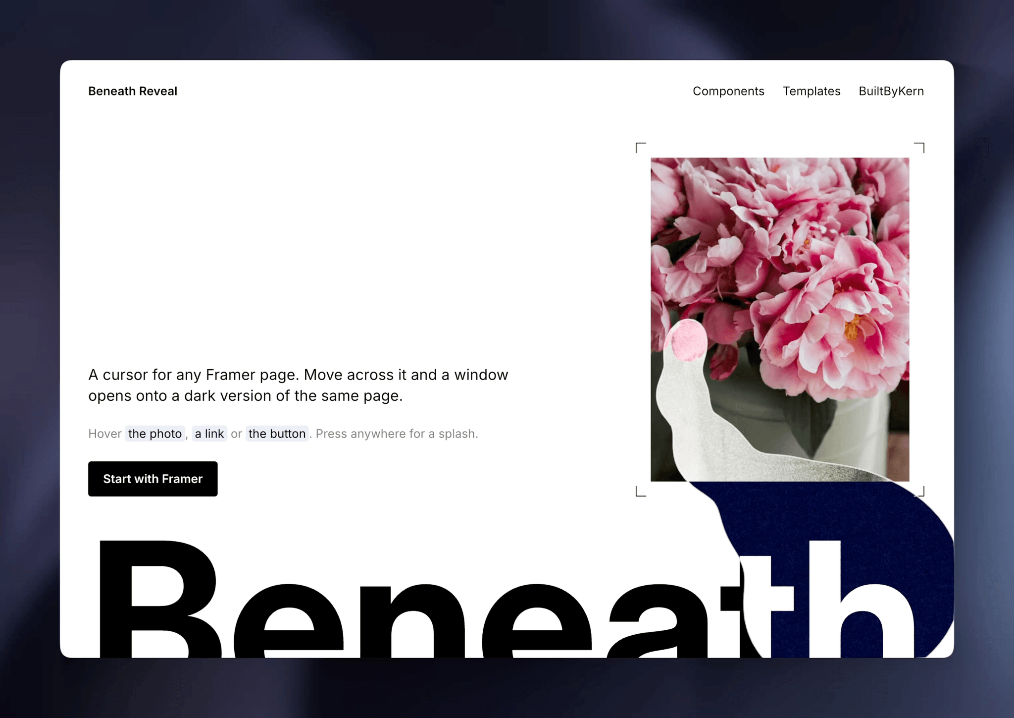 Beneath Reveal